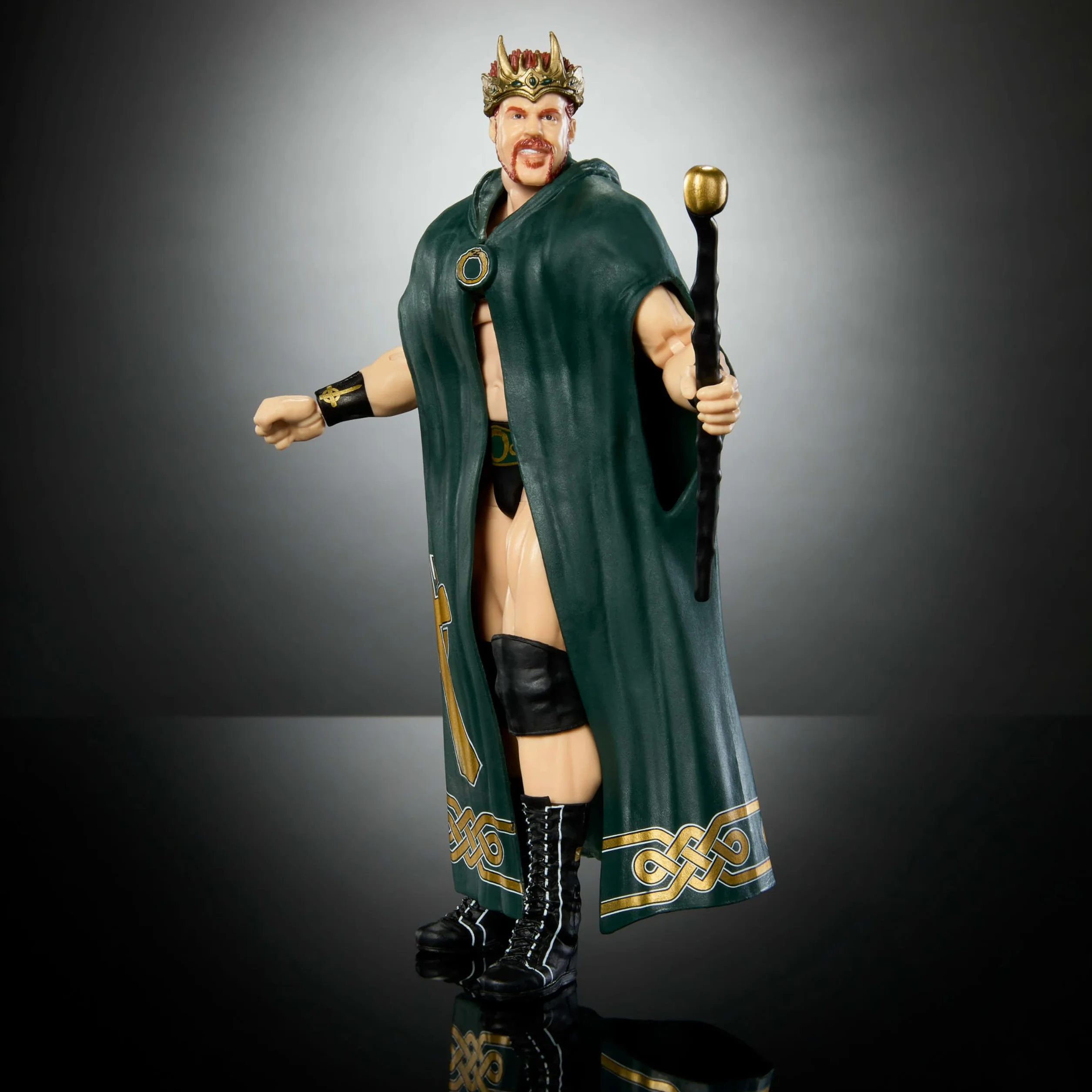 WWE Mattel Elite figurka i akcesoria, Greatest Hits 2025, 15,2 cm kolekcjonerska król Sheamus z 25 punktami artykulacji i wymiennymi rękami