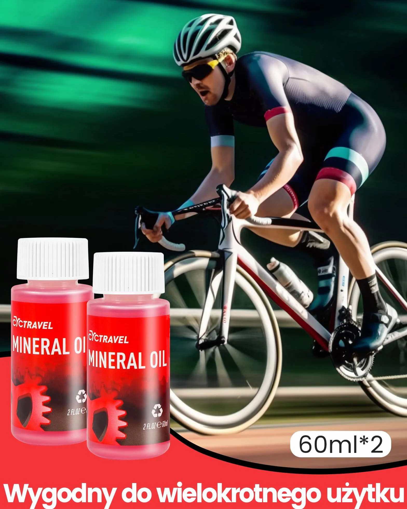 Rower Zestaw do Odpowietrzania Hamulców dla SHIMANO Hydrauliczne Hamulce Tarczowe, w Tym Wysokiej Wydajności Płynu Hamulcowego Mineralnych(120ML)