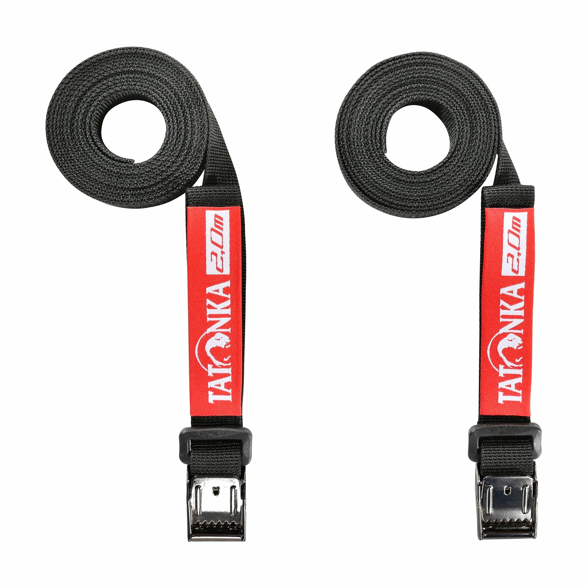 Tatonka Pasek do pakowania Easy Strap 18 mm 2 m 2 sztuki pasy mocujące metalowa klamra