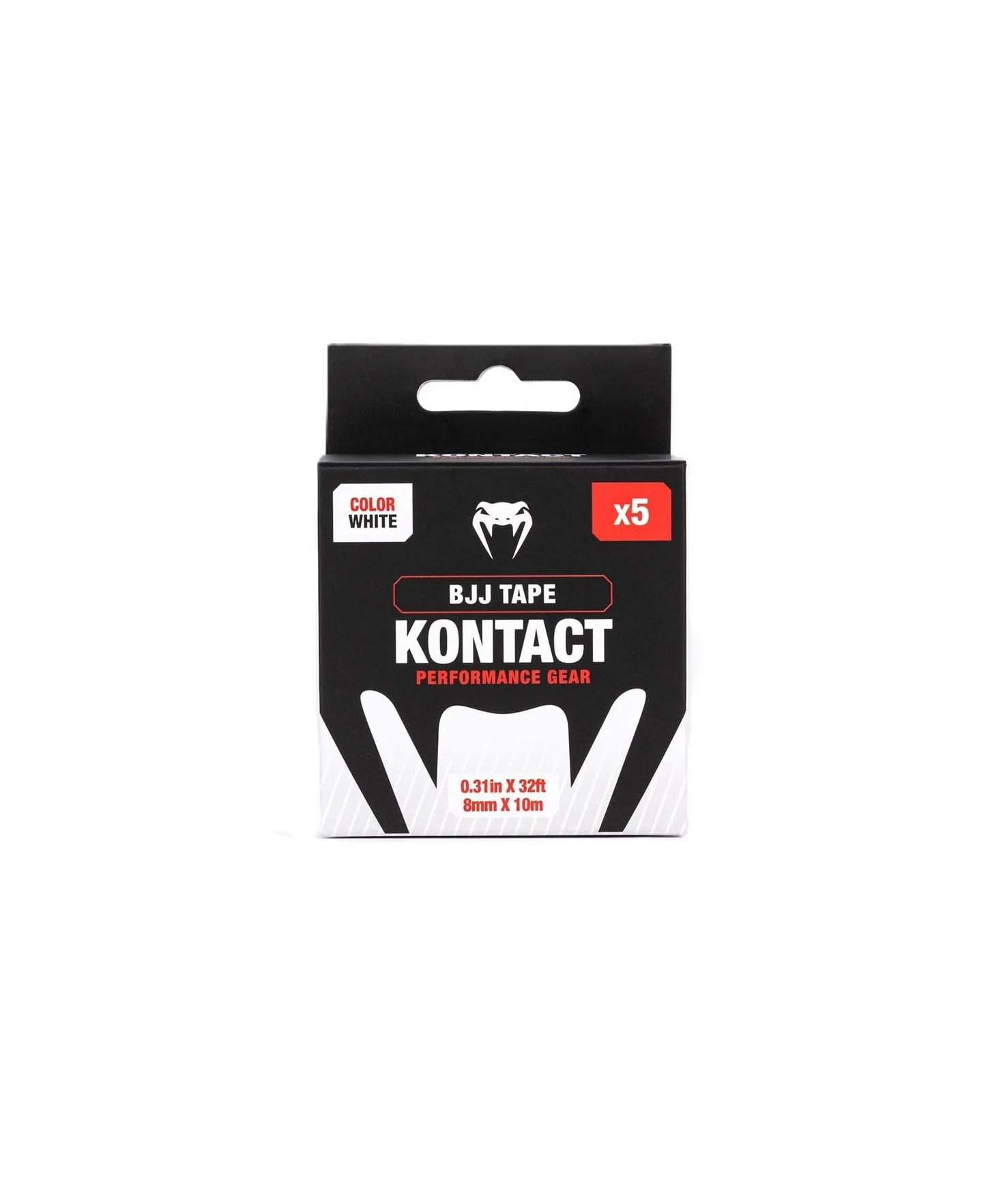 Venum Kontact BJJ Finger Tape biały czarny