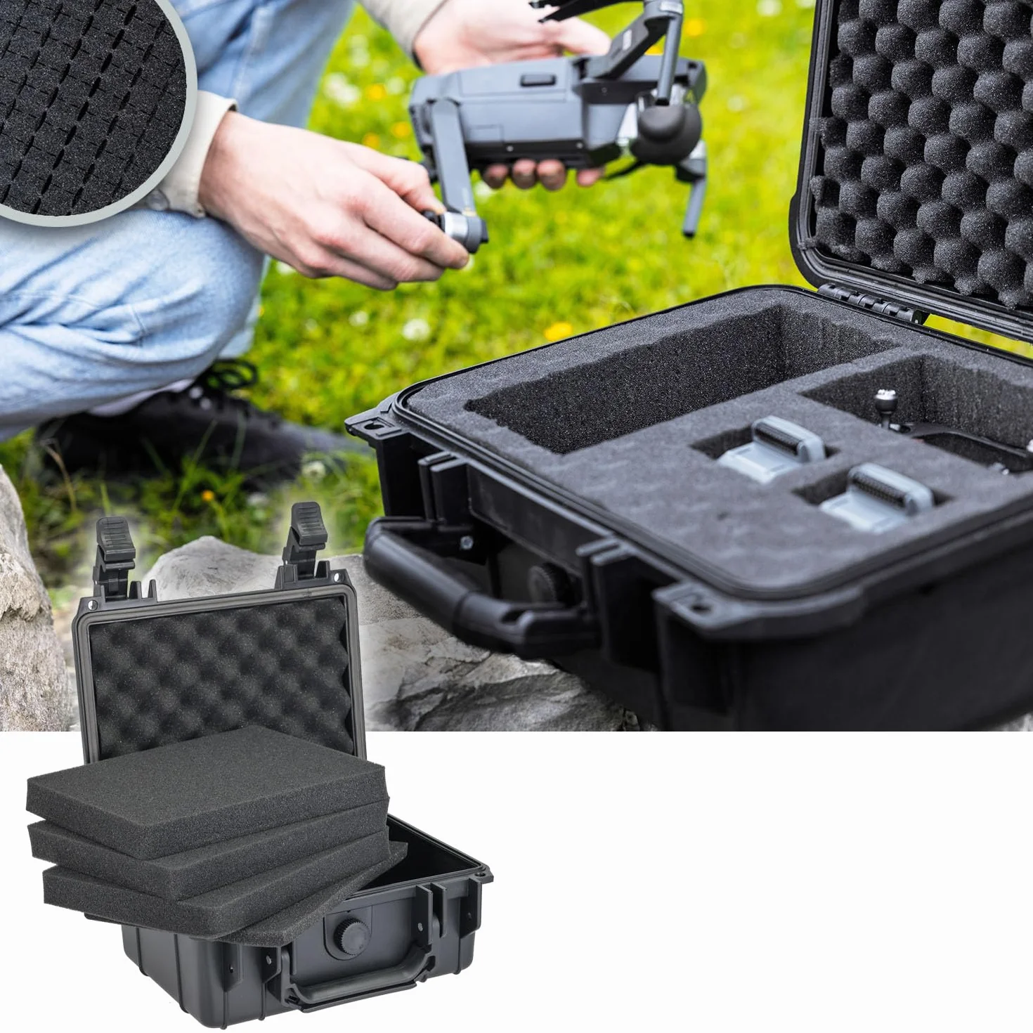 HMF ODK100 Walizka outdoorowa na przybory fotograficzne 41 x 32 x 17,5 cm