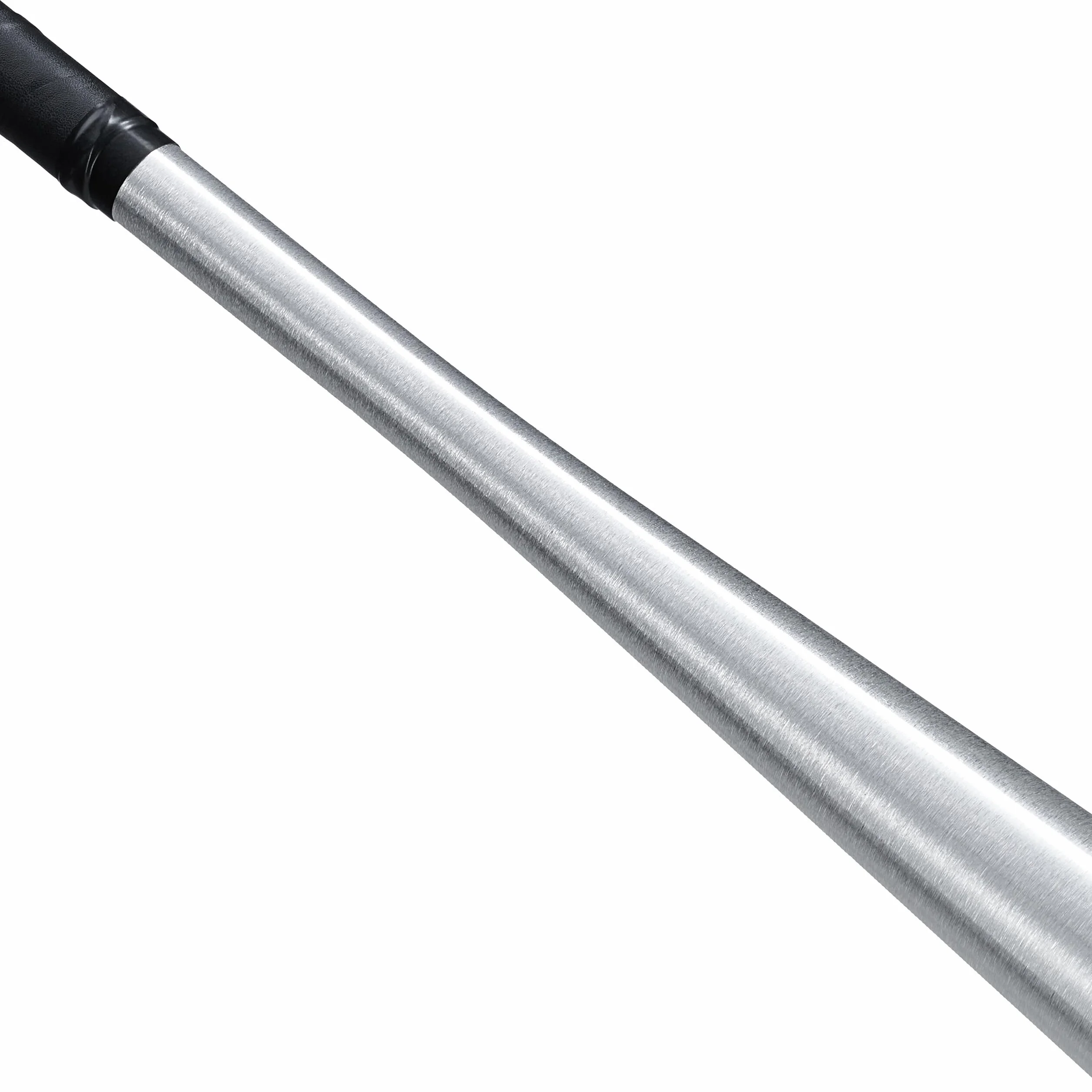 Relaxdays Kij baseballowy aluminiowy, antypoślizgowy uchwyt, 86 cm, metalowy kij baseballowy, srebrny