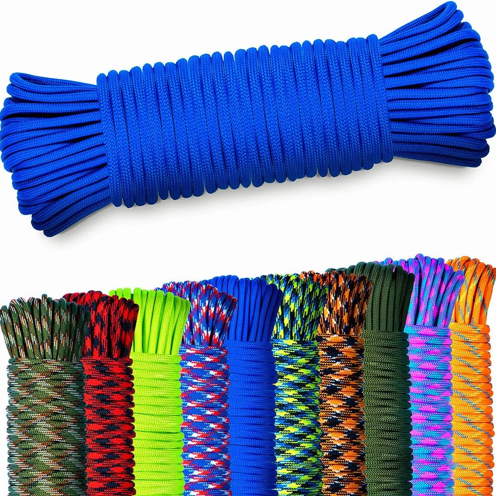 Linka Paracord 550 4 mm 7 rdzeni niebieski 15 metrów