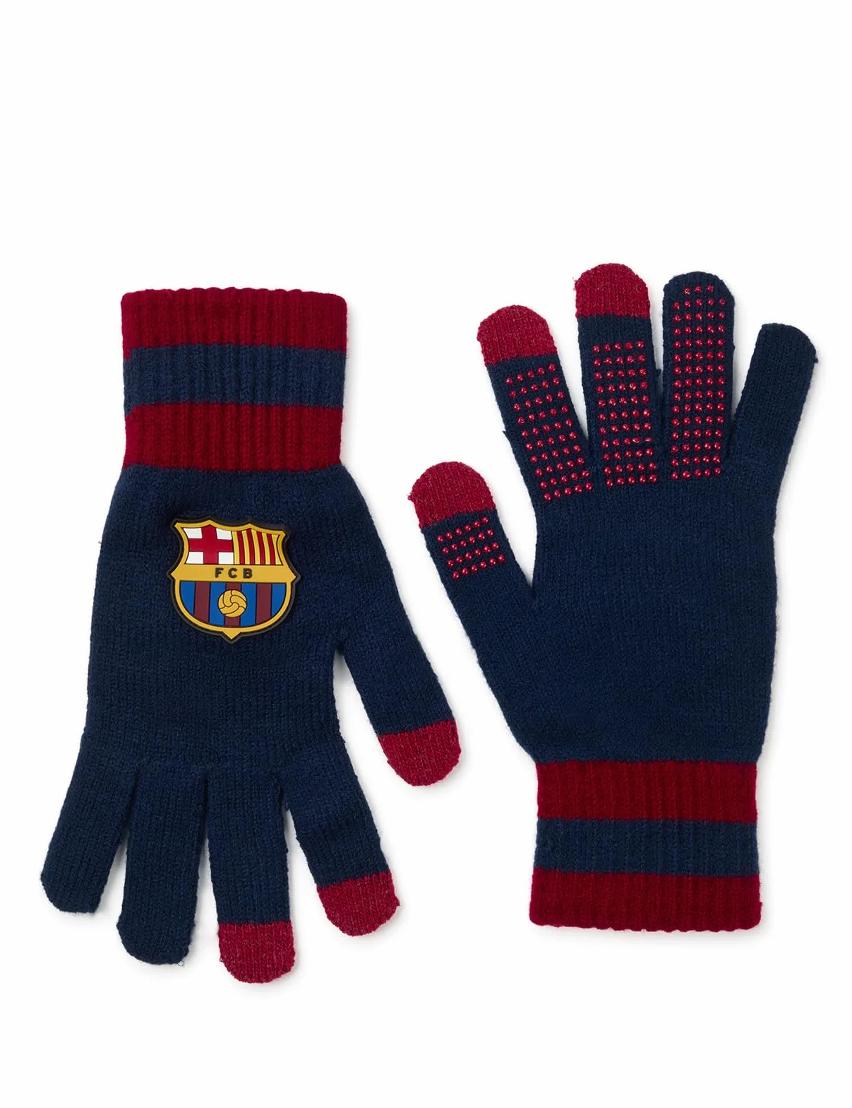 FC Barcelona Oficjalne rękawice na zimną pogodę Unisex dla dorosłych Standardowe