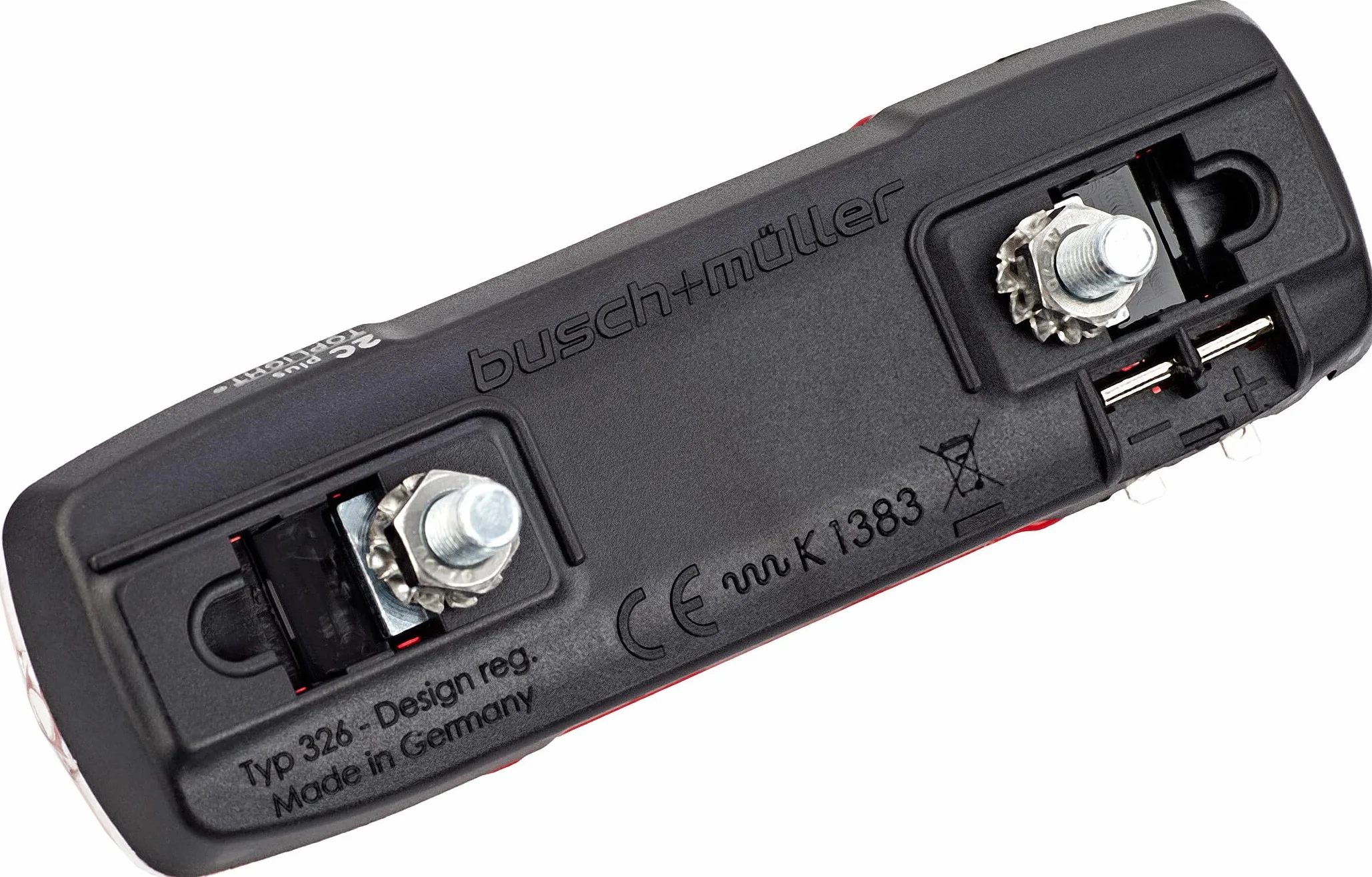 Busch+Müller Toplight 2C LED światło tylne 50x80mm czarne/czerwone