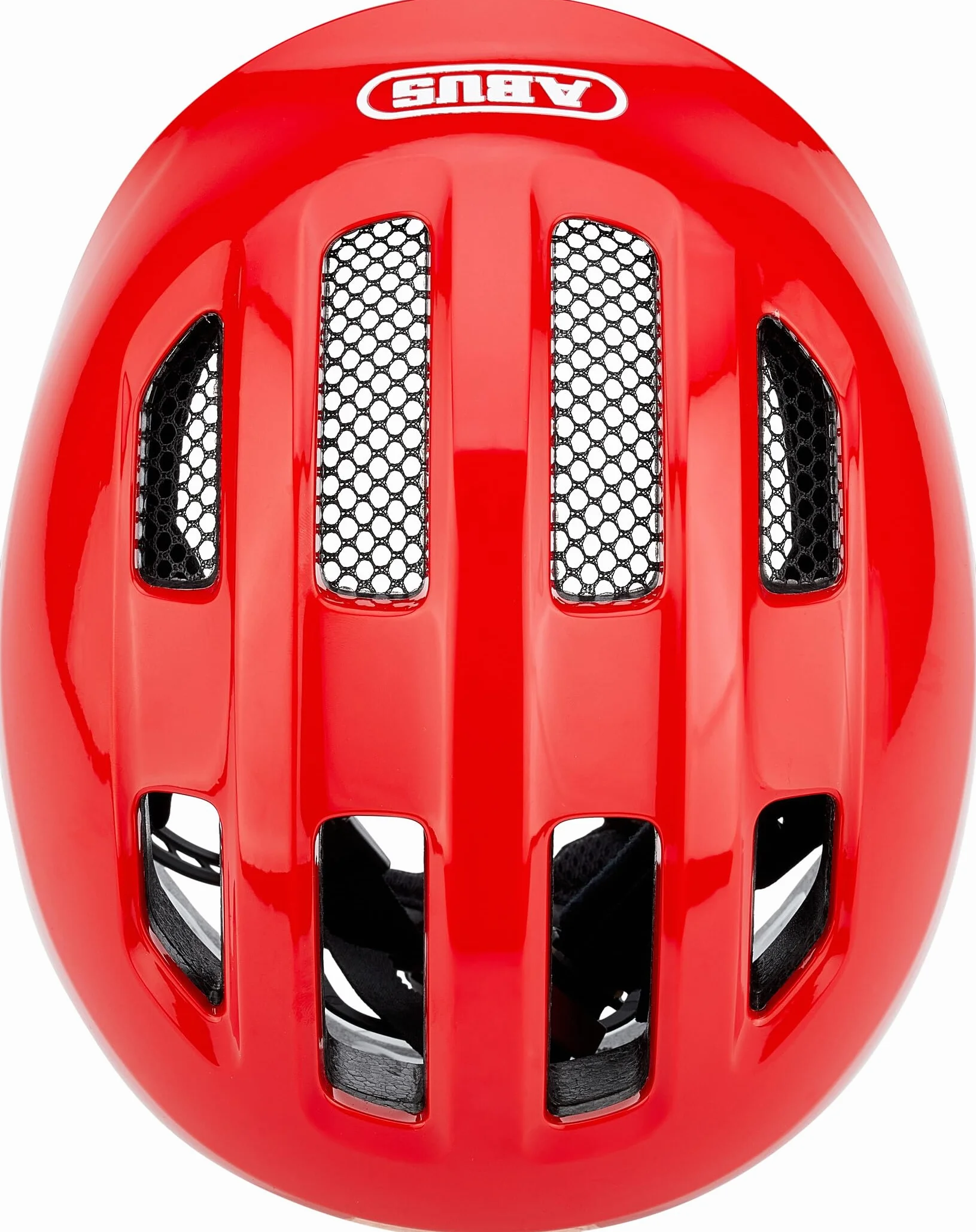 ABUS Kask Rowerowy Czerwony Shiny Red Rozmiar M 50-55 cm