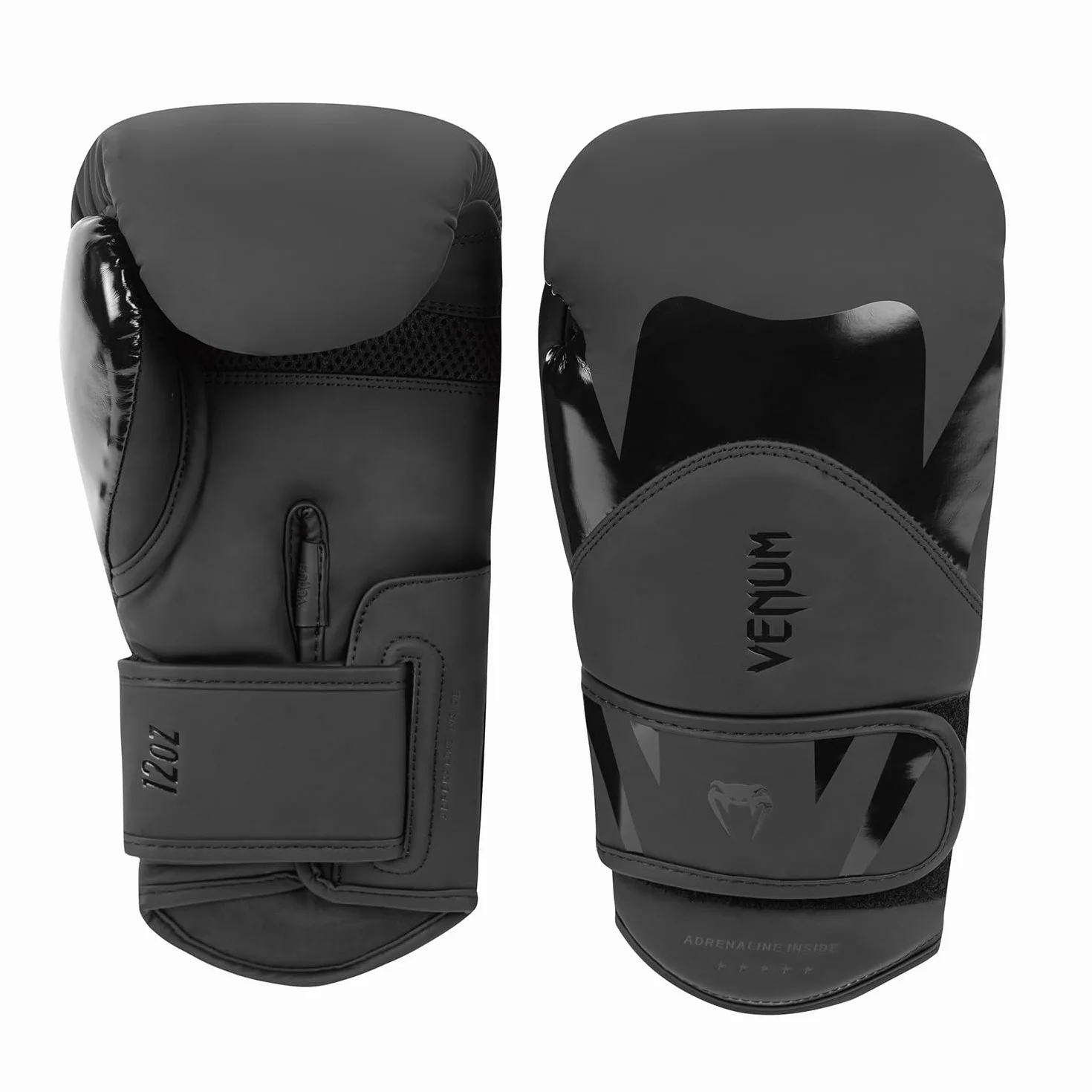 Venum Challenger 4.0 rękawice bokserskie - czarno-czarne - 14 oz