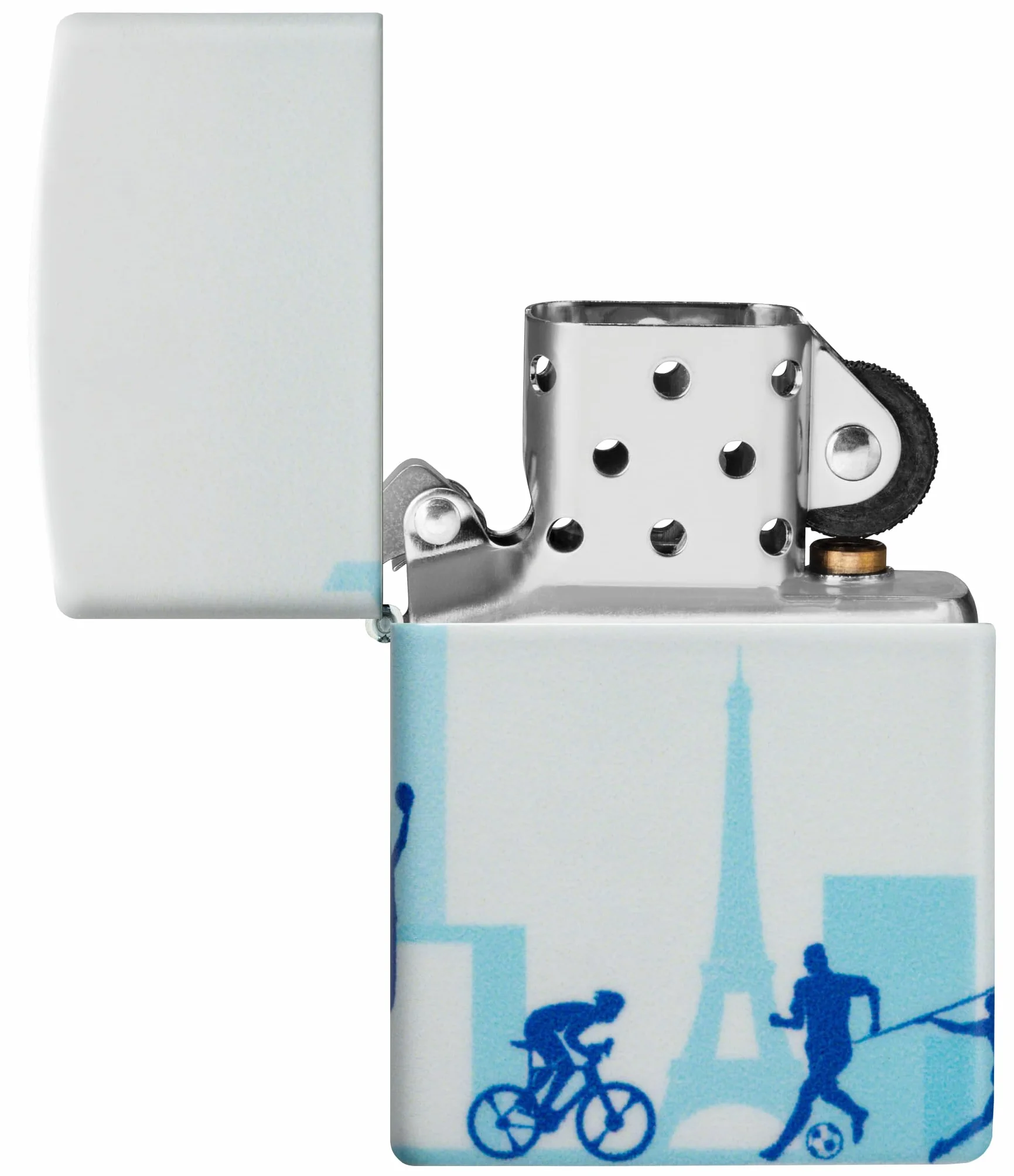 Zippo Multi Sports Zapalniczka Sztormowa, Kolorowy Nadruk, do Napełniania, Wielokrotnego Użytku, Wiatroodporna Konstrukcja, Pudełko na Prezent, Wykonano w USA, Kolor 540°