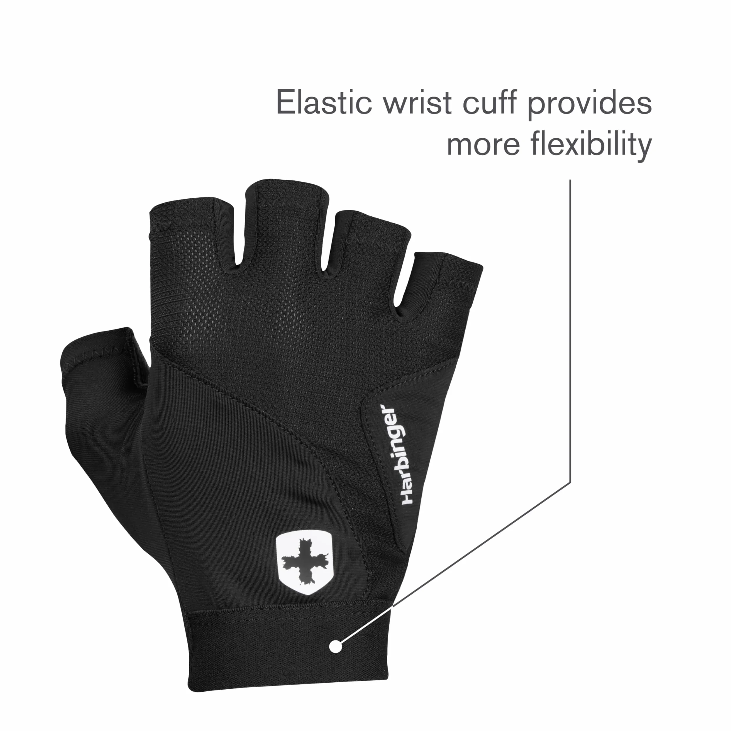 Harbinger Flexfit Rękawice do podnoszenia ciężarów, Unisex