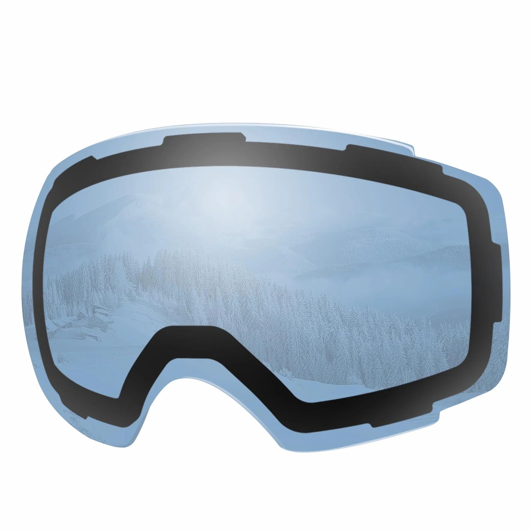 OutdoorMaster Gogle narciarskie PRO wymienne soczewki