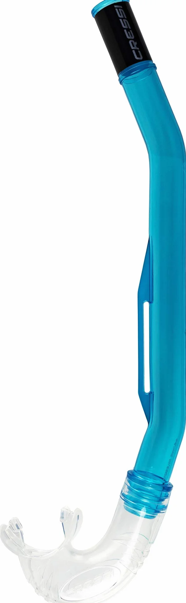 CRESSI Island Snorkel tradycyjna rurka do nurkowania Clear/Aquamarine/Black