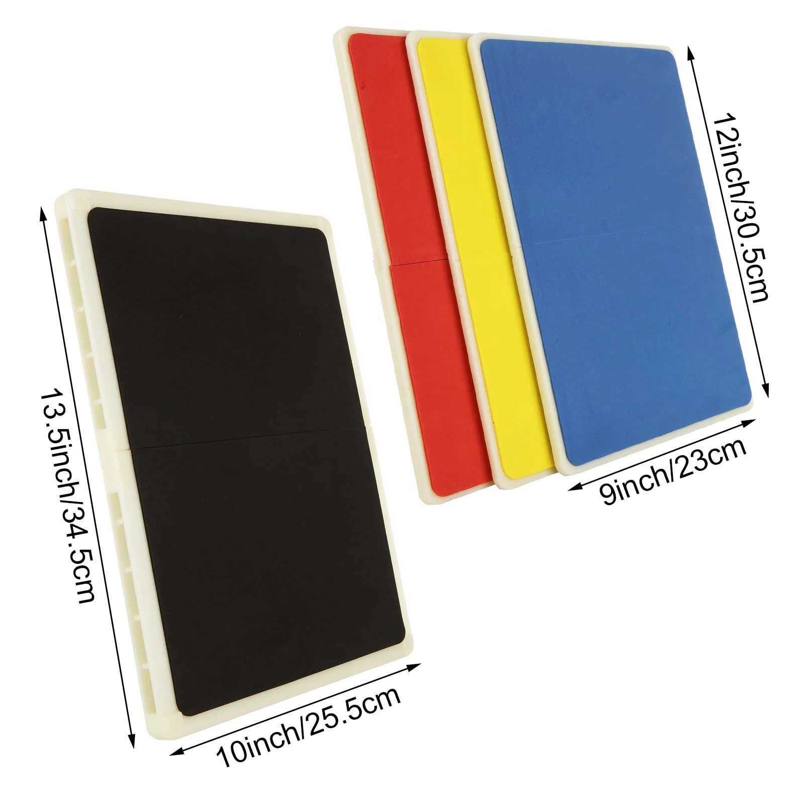 SHUESS 4 sztuki wielokrotnego użytku, plastikowe taekwondo deski do łamania, dostępne w 4 poziomach trudności, tablice treningowe Karate Mma Ninja do łamania