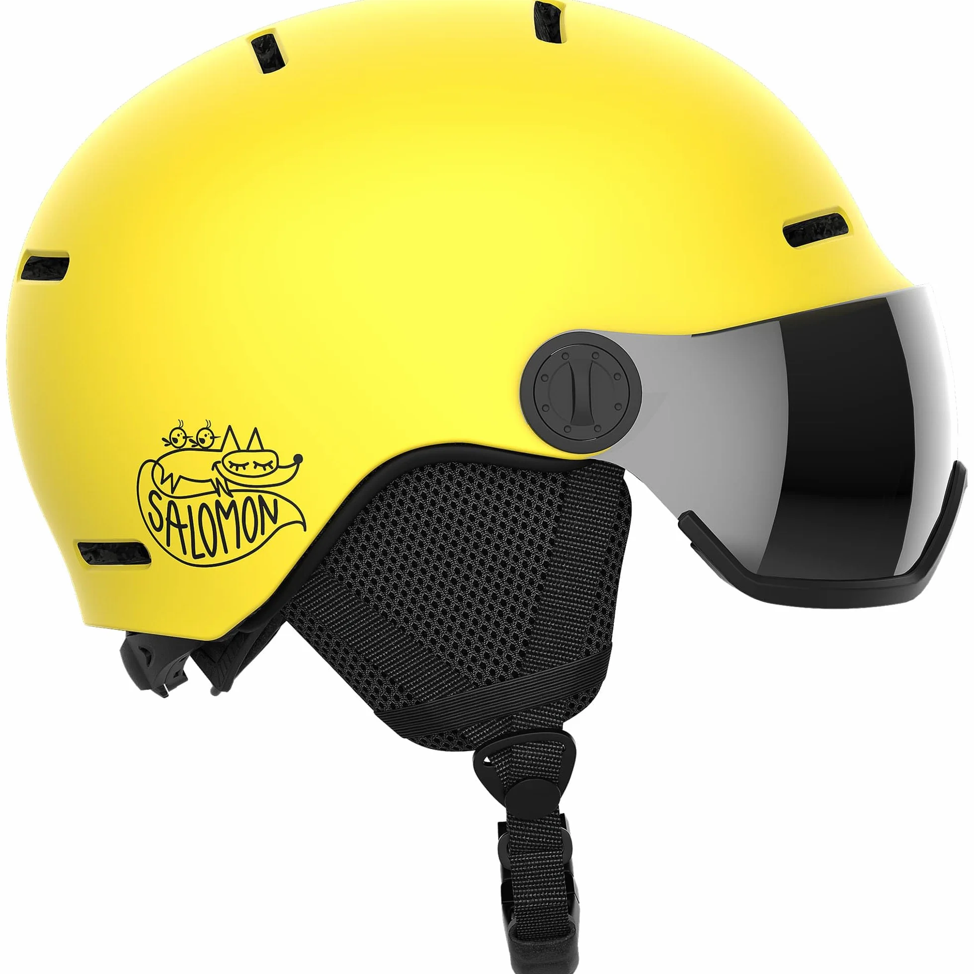 Salomon Orka Visor kask dziecięcy narciarski snowboard, zintegrowana wygoda, łatwa regulacja dopasowania i lekka
