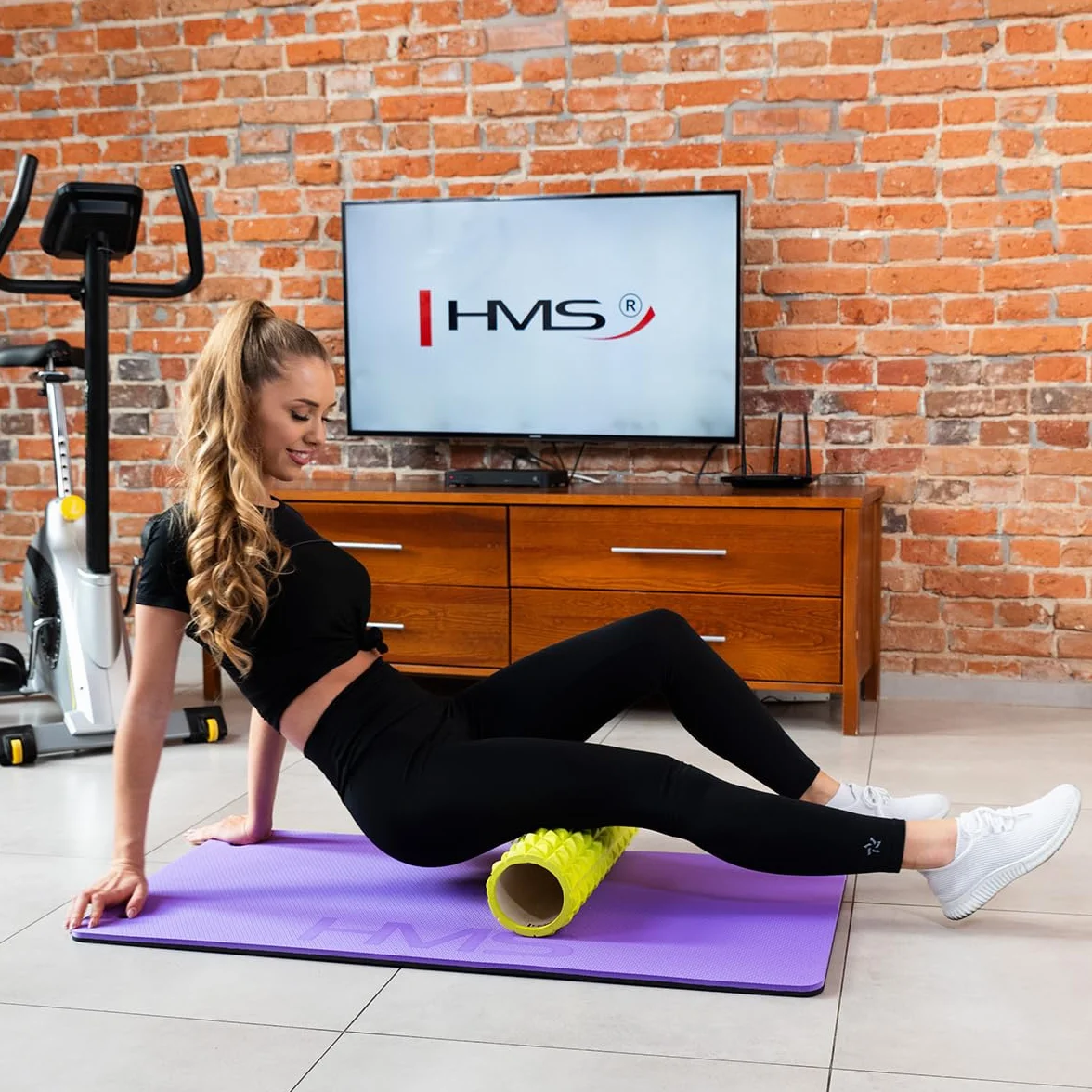Pilates mata do jogi antypoślizgowa gruba 110 x 55 x 1,5 cm pianka EVA