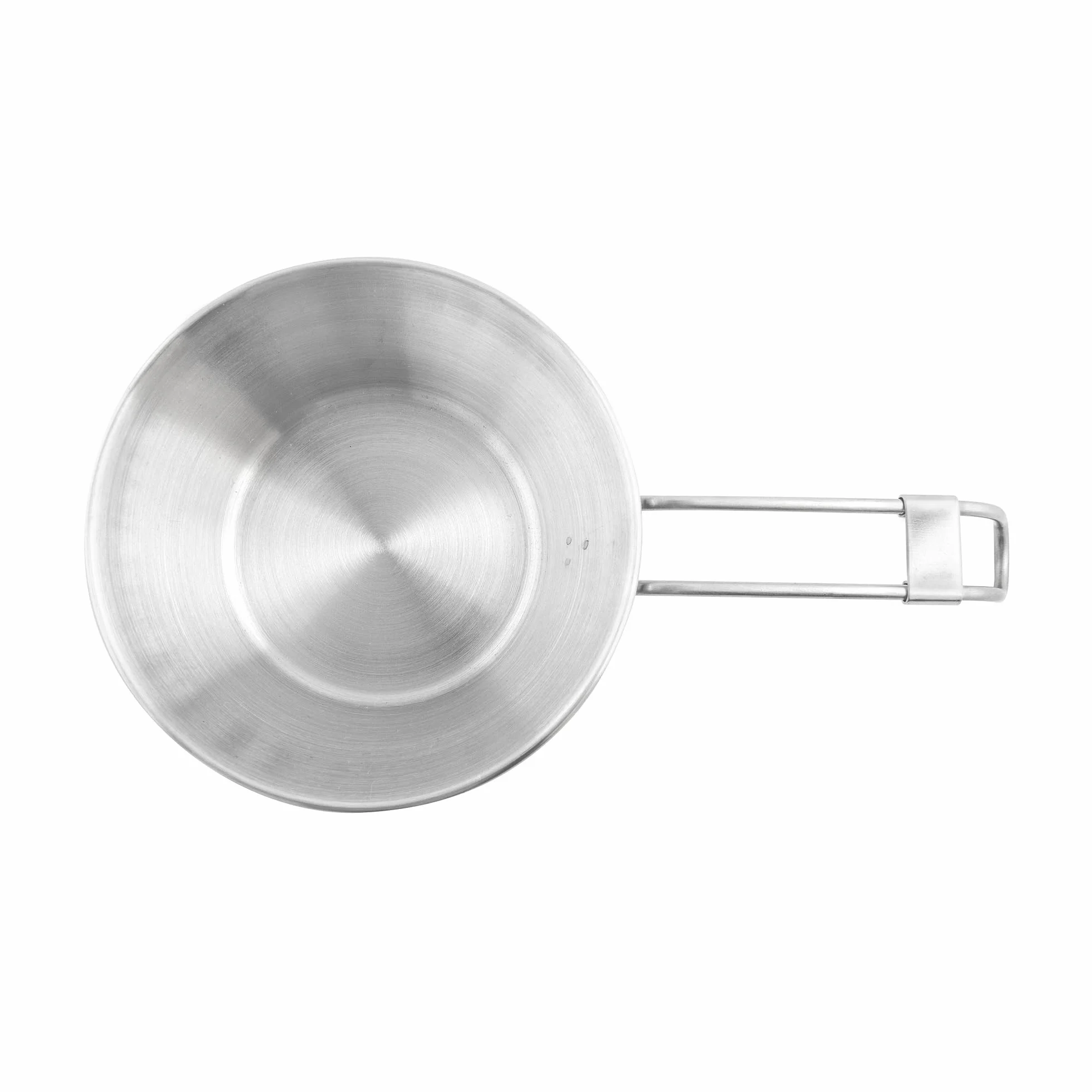 Tatonka Bowl 250 ml - miska ze stali nierdzewnej ze zdejmowanym uchwytem składanym i skalą objętości - Ø 12,5 x 4,5 cm