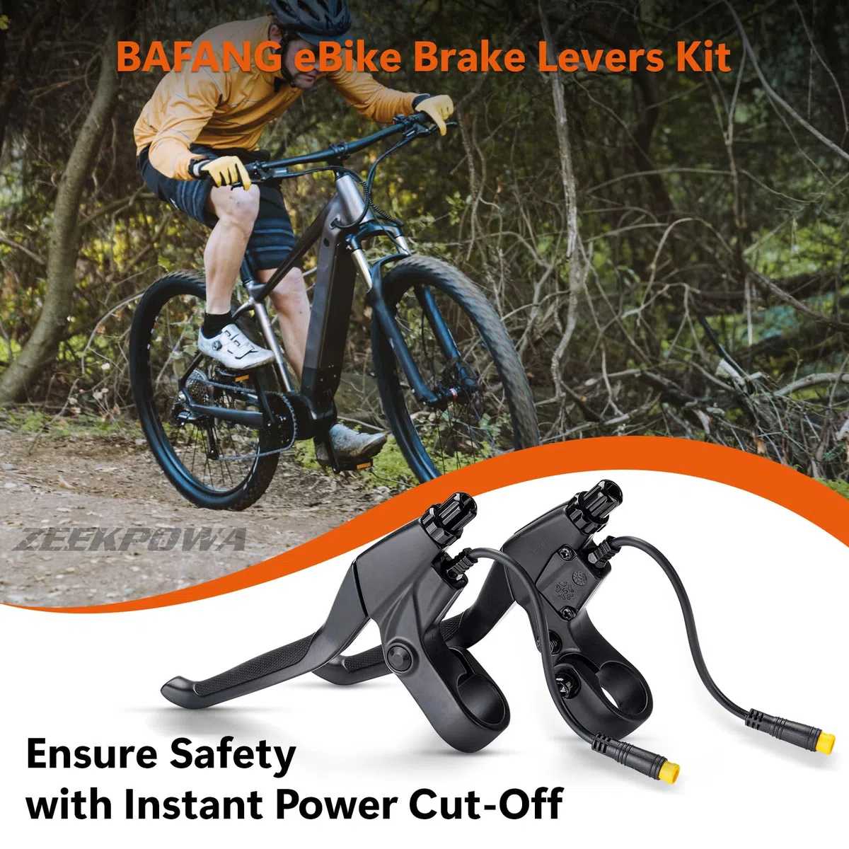 Hamulce do roweru elektrycznego Bafang BBS01 BBS02 BBS-HD eBike zestaw do konwersji z kablem do wyłączenia prądu