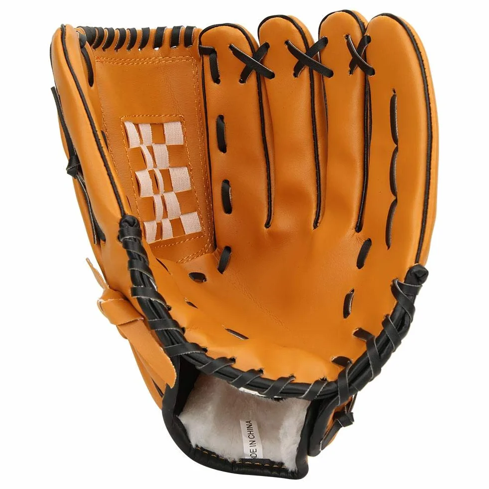 Rękawica baseballowa sport softball łapacz 30 cm brązowa