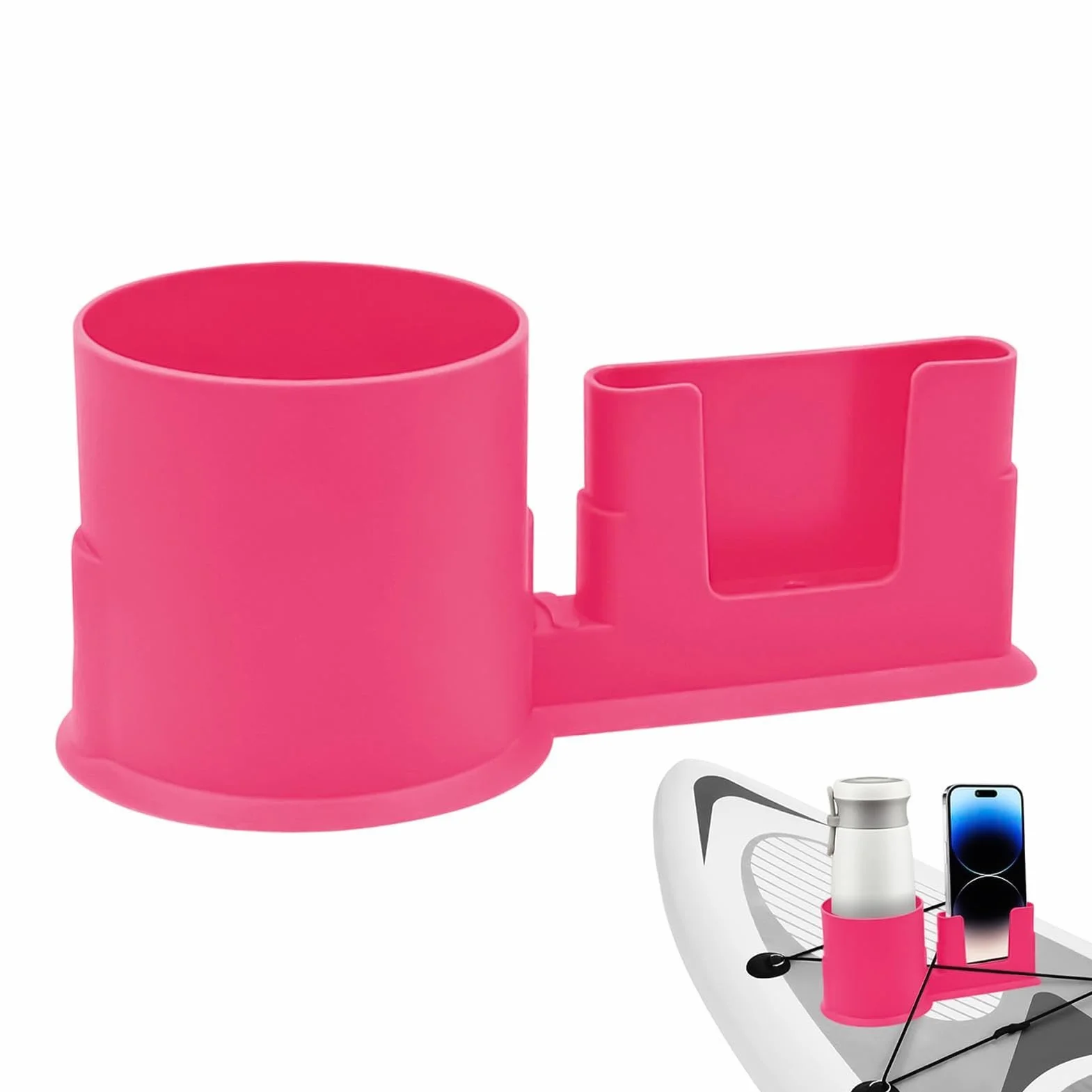 Uchwyt na kubek do łodzi, obrotowy system mocowania 360, uniwersalny zestaw kołyski na telefon, ABS Marine Clamp Design, deska do wiosłowania, zestaw uchwytów na akcesoria kajakowe, wędkarstwo żaglowe