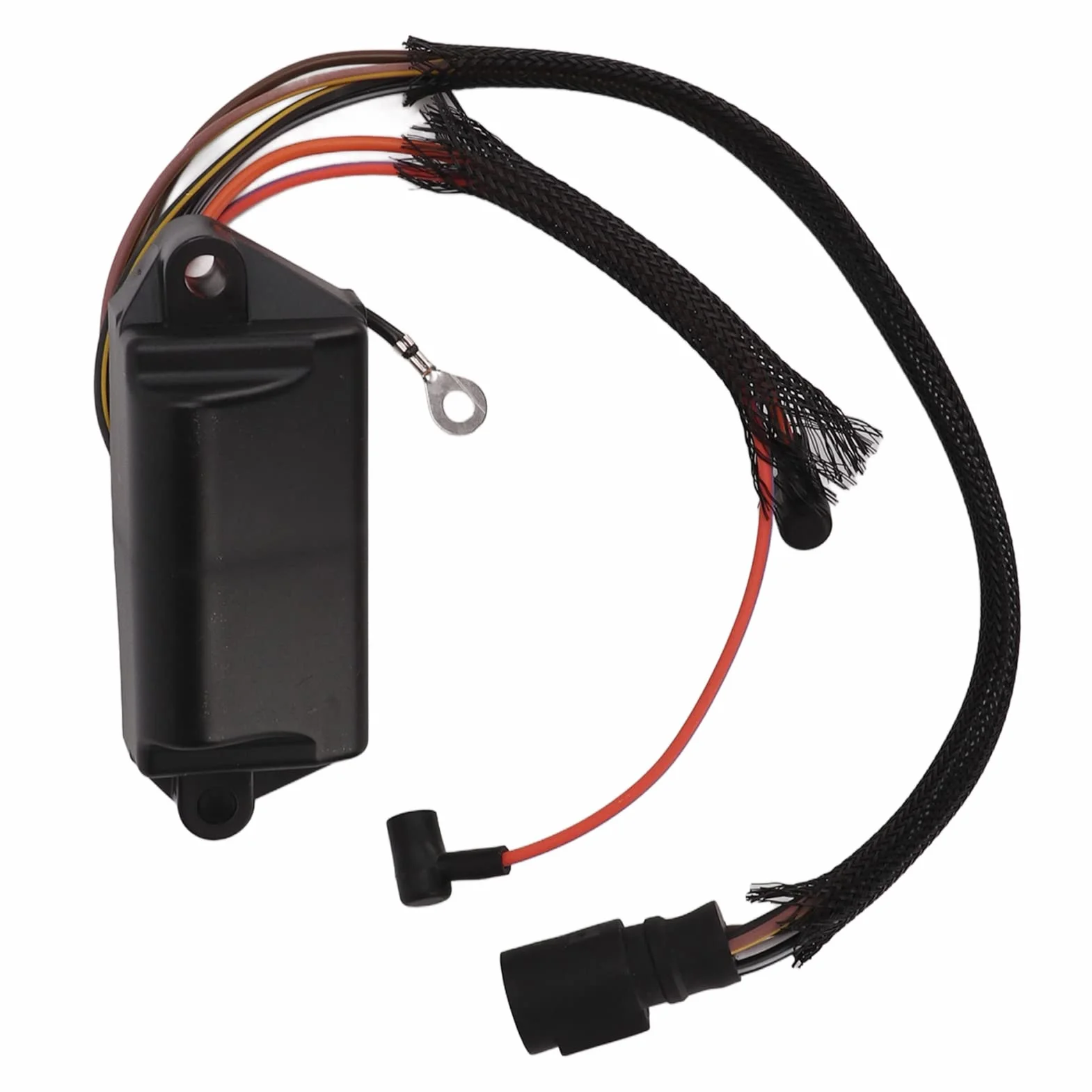 CDI Electronics Power Pack, Silnik Zaburtowy 396141 582281 582285 Zamiennik dla Johnson 5hp 2cyl Elect Start Ręczny