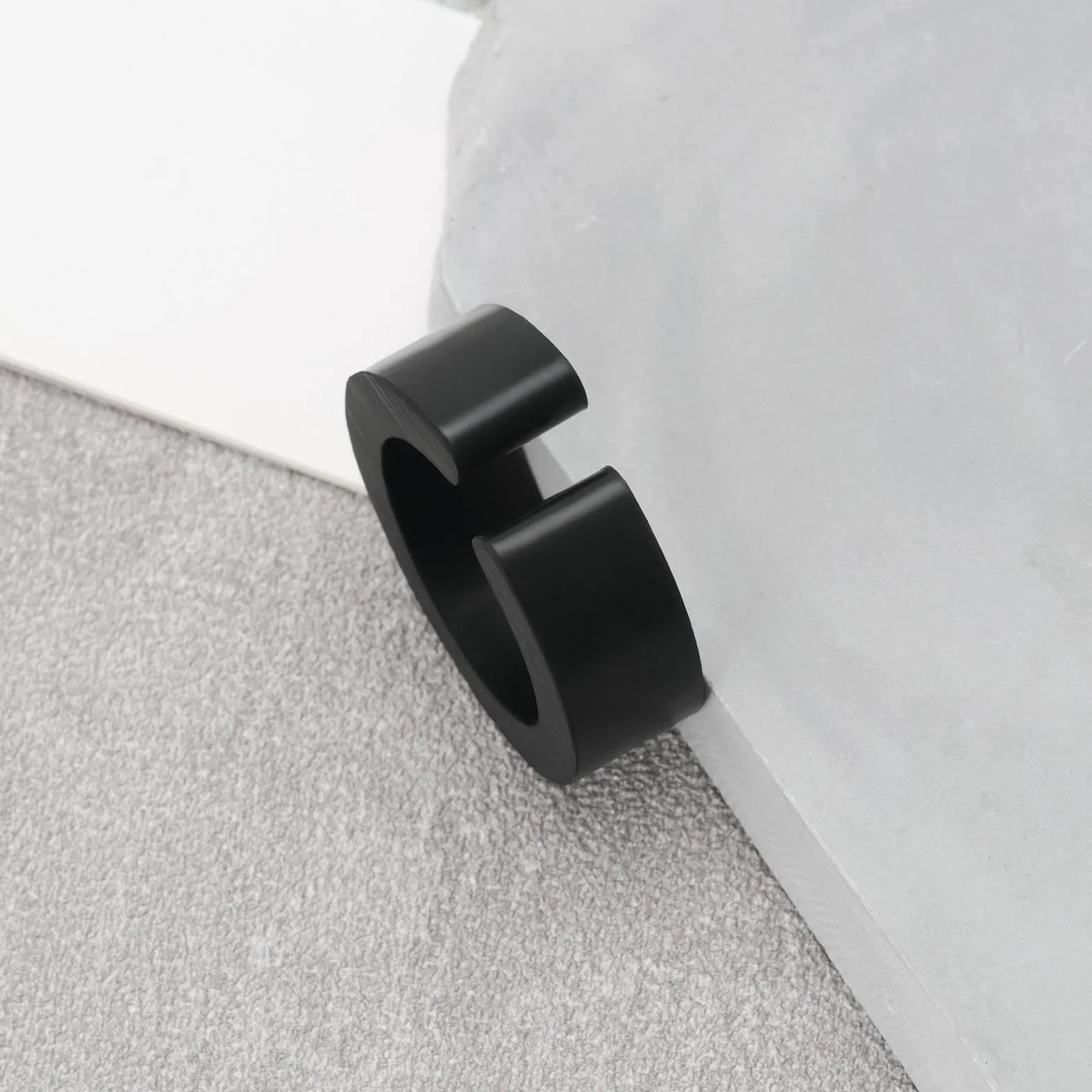 Create idea Gumowa podkładka redukcyjna typu otwartego 22,2/25,4 mm do adaptera kierownicy rowerowej 31,8 mm lub montażu kompatybilna z uchwytami na butelki do komputera rowerowego