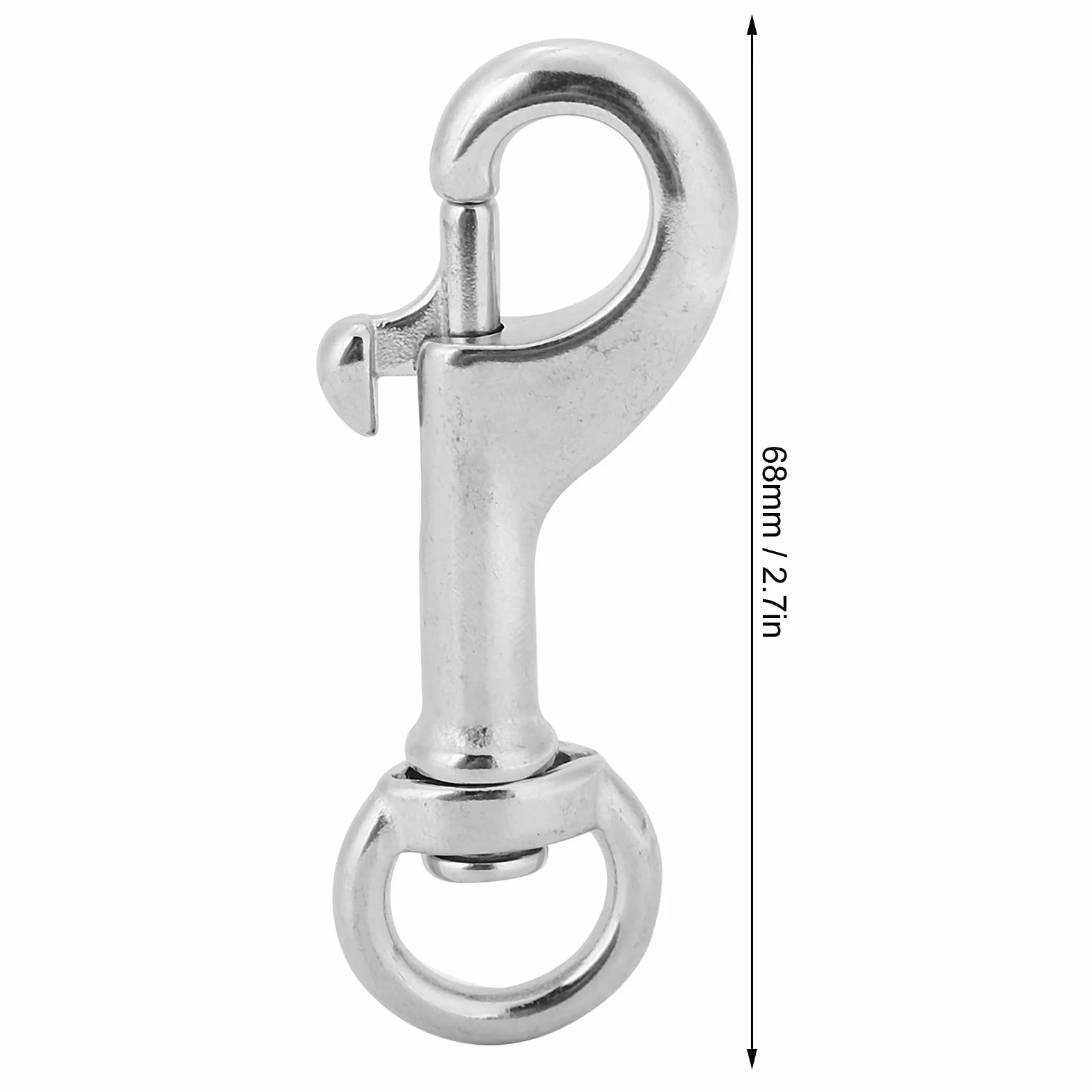 2 Szt.Haczyki do Nurkowania Karabińczyk Wspinaczkowy 316 ze Stali Nierdzewnej Heavy Duty Link Hook Brelok