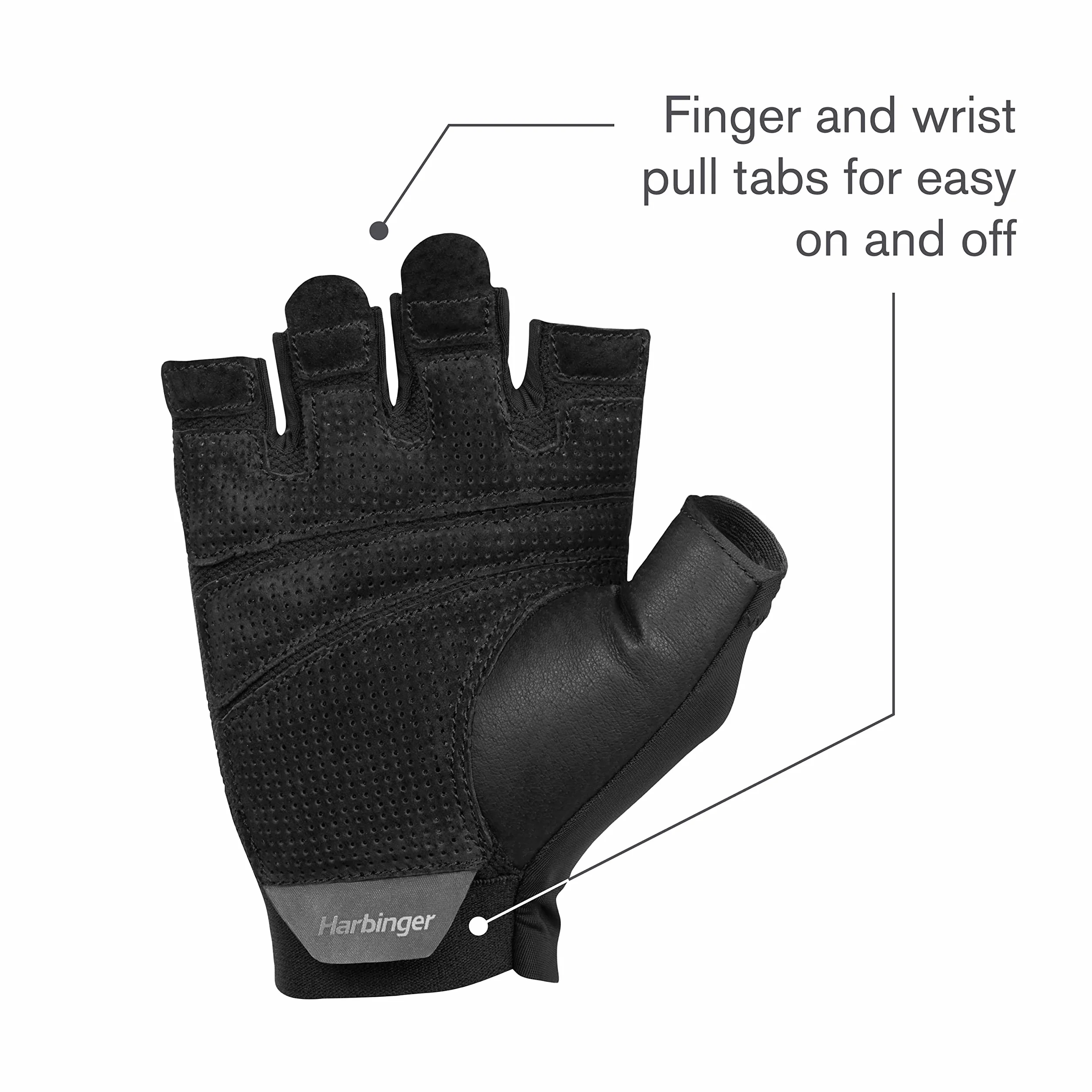Harbinger Flexfit Rękawice do podnoszenia ciężarów, Unisex