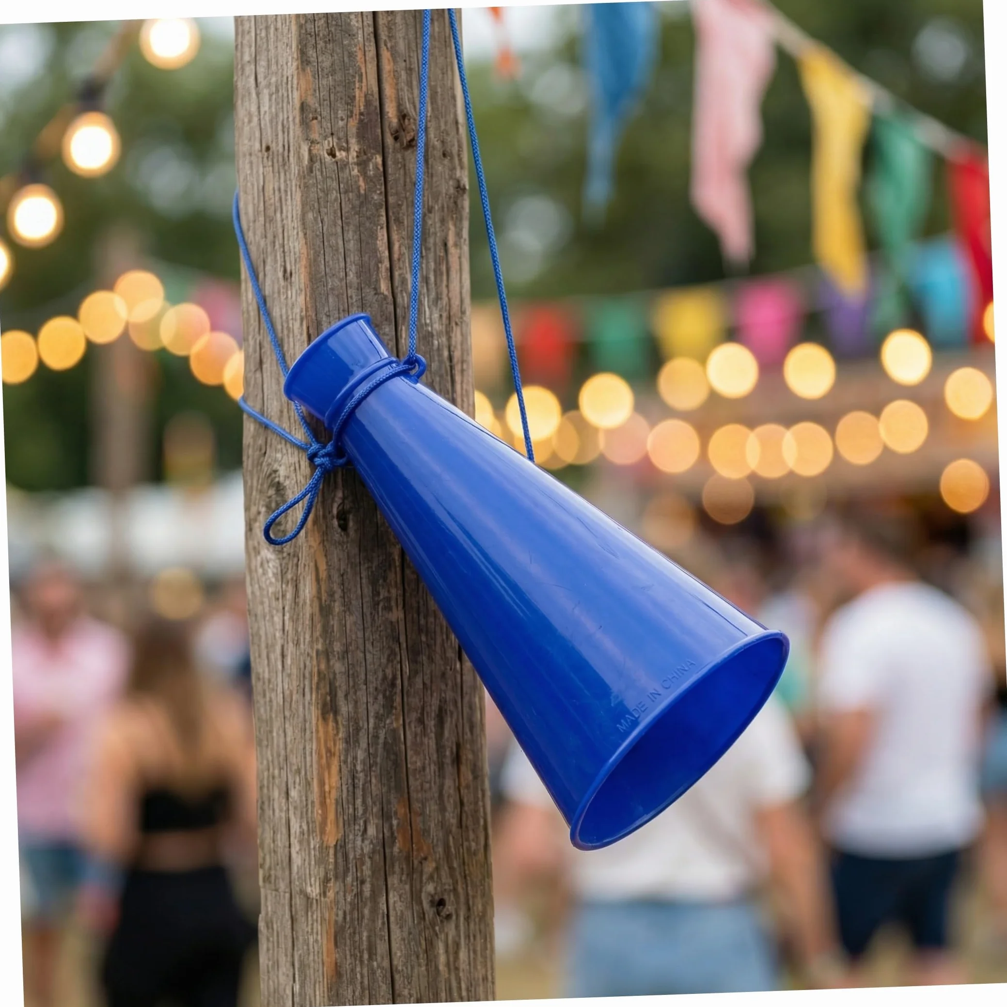 INOOMP 4 Sztuki Megafonów Do Kibicowania Z Uchwytami Mały Megafon Do Kibicowania Mini Megafon Generator Hałasu Do Kibicowania Megafon Sportowy Megafon Dla Dzieci Plastikowy Megafon