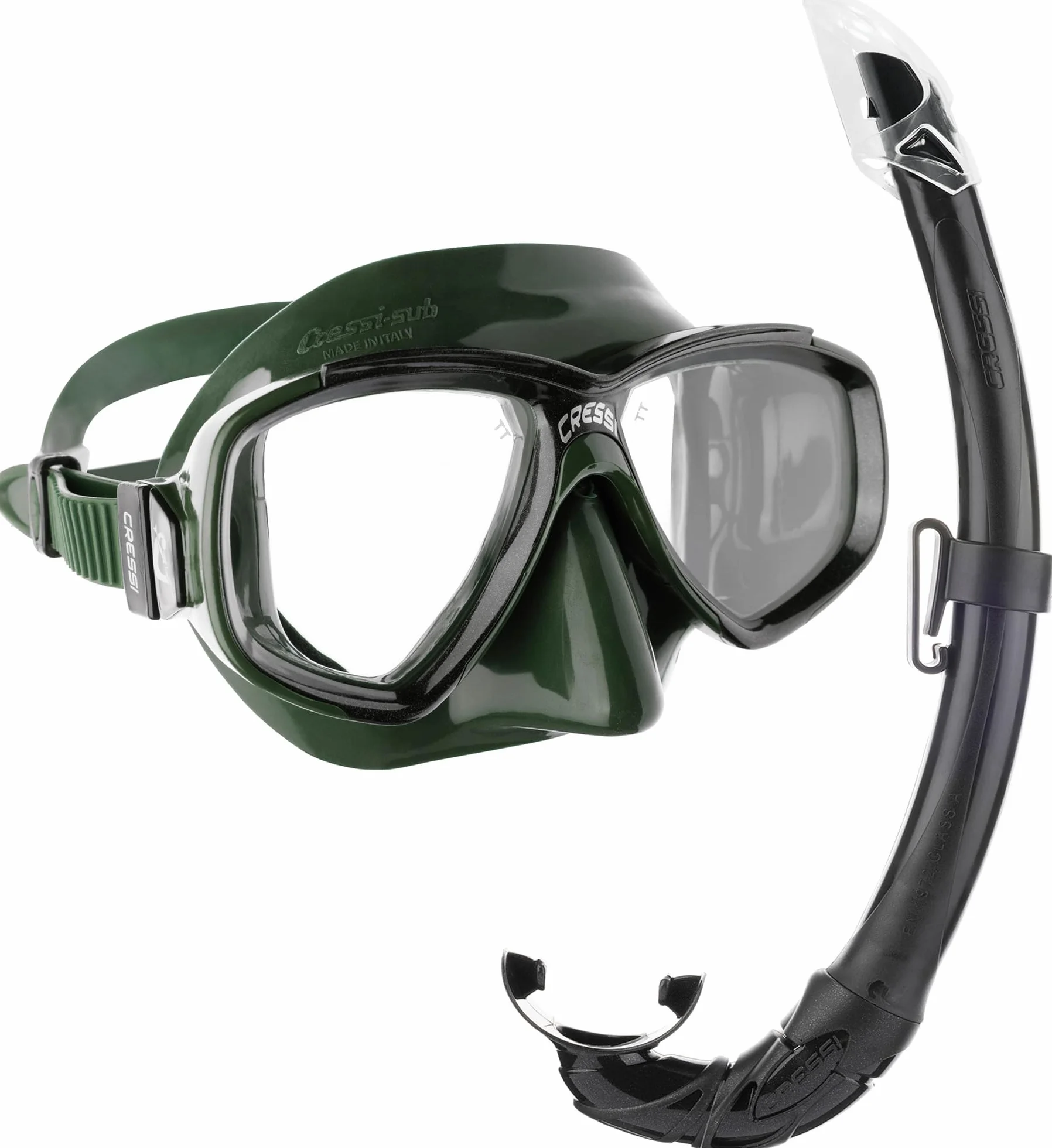 Cressi Perla Snorkeling, Bezdech, Nurkowanie - Maska Perla lub Maska + Snorkel Mexico, Jeden Rozmiar, Unisex Dorosłych