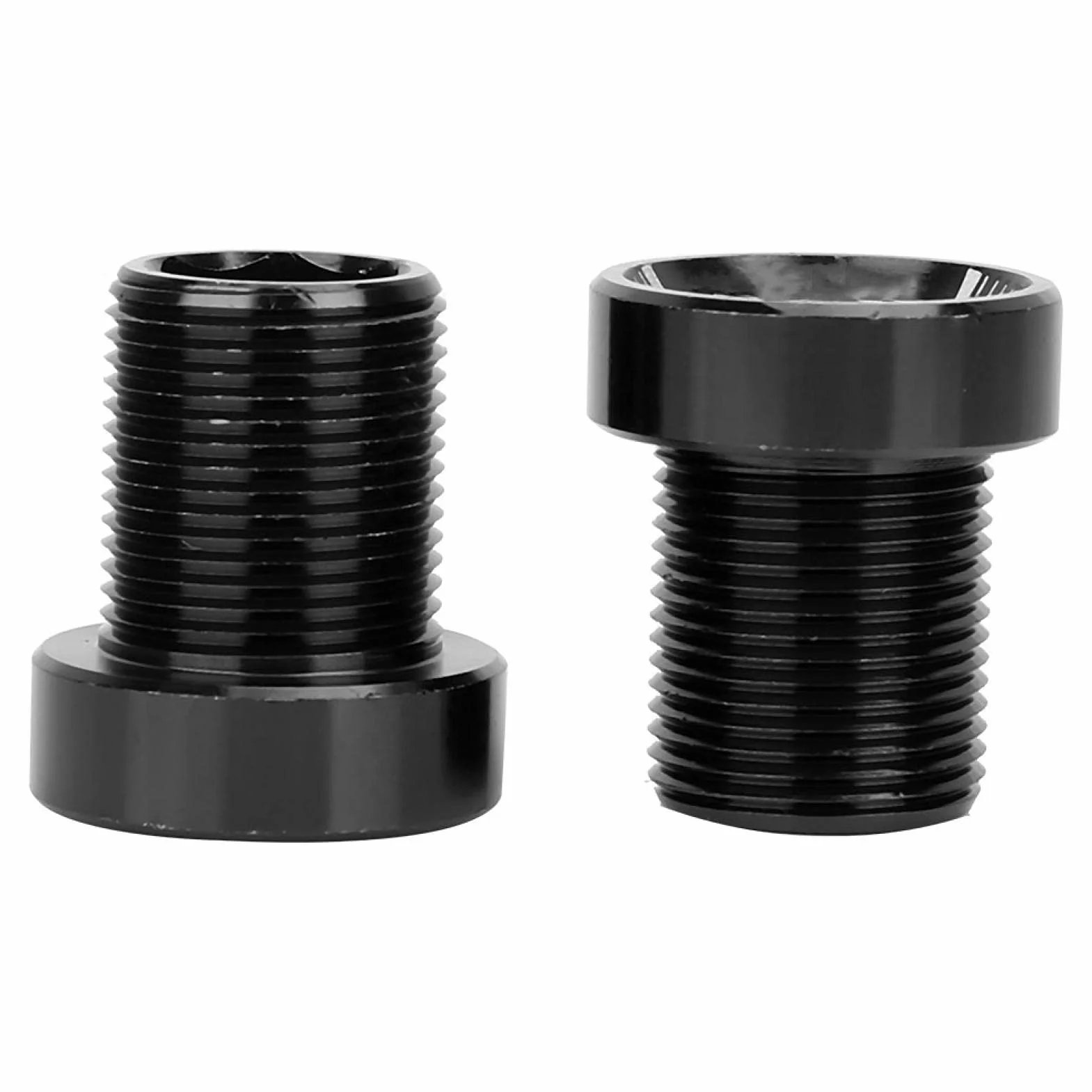 Śruba ramienia korby rowerowej, 2 szt. M15 × 19mm Tytanowa śruba korbowa wału środkowego, akcesoria do naprawy rowerów