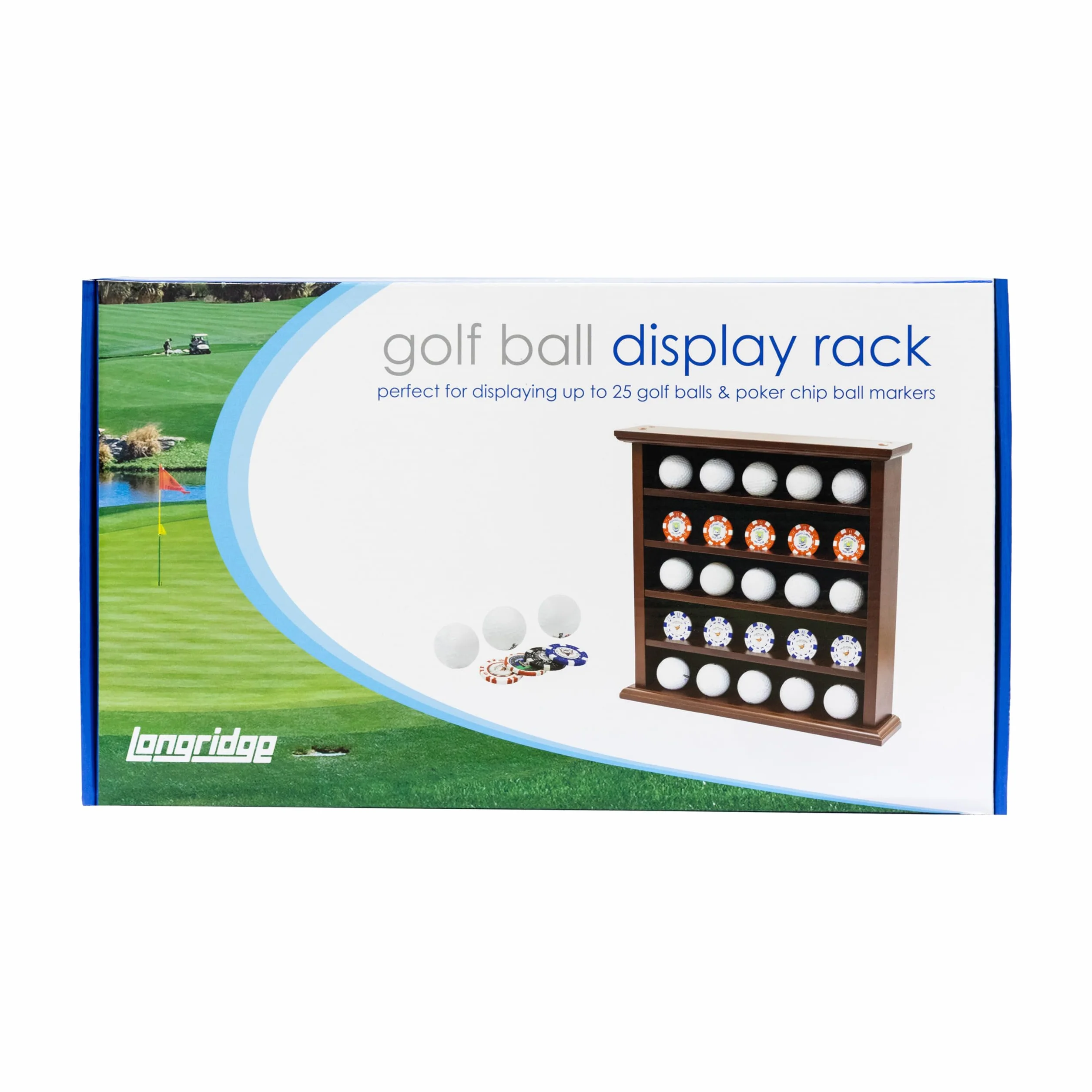 Longridge Drewniana szafka na piłki golfowe 25 piłek