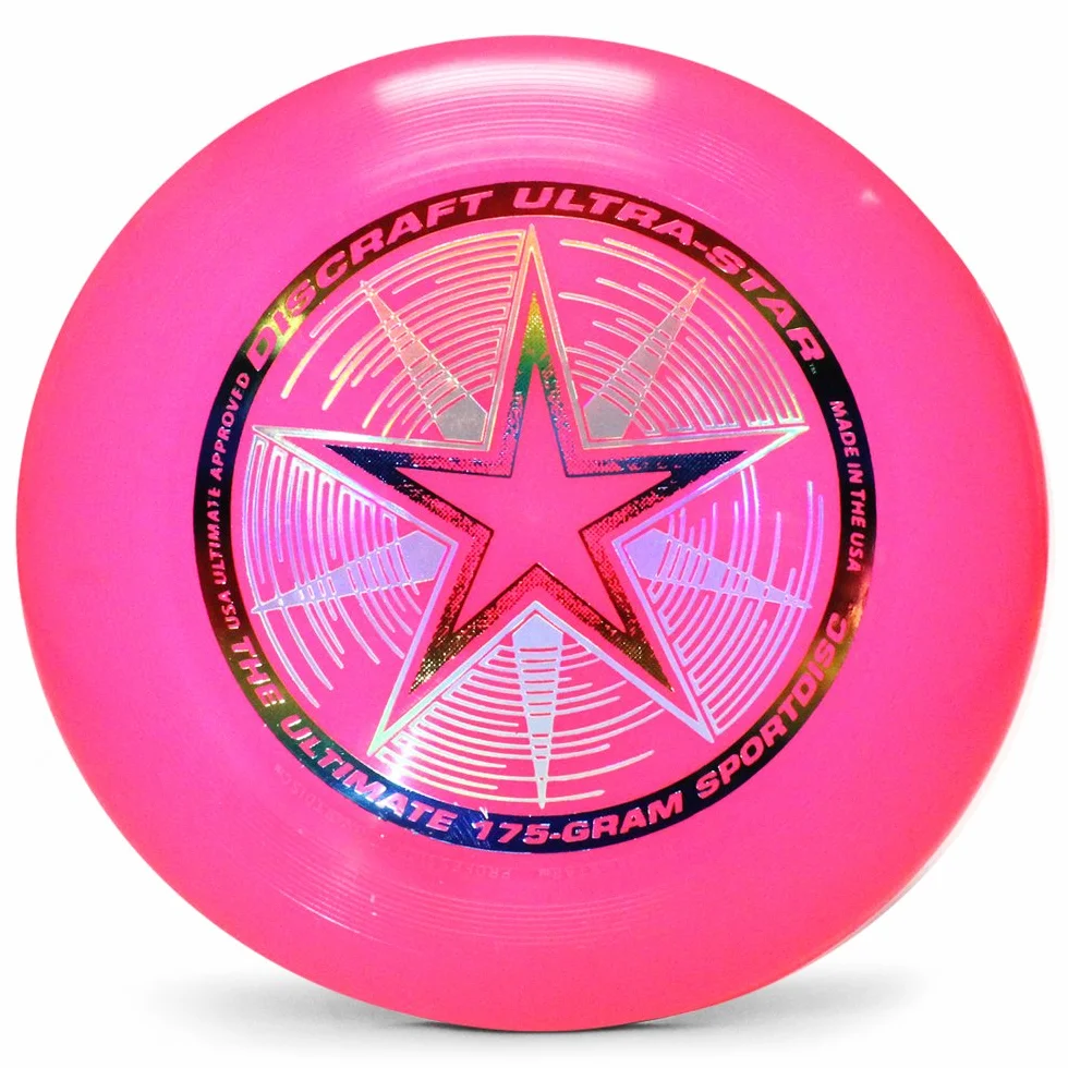 Discraft 175 g Ultra-Star Sport Disc – najlepsza specyfikacja konkursu frisbee, nadaje się do wszystkich poziomów gry, długich i stabilnych lotów