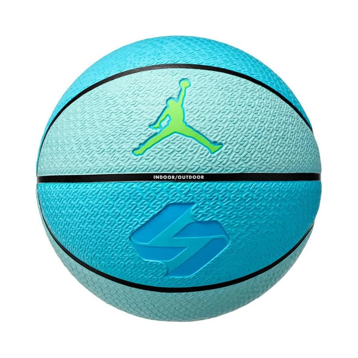 Nike Uniseks Jordan Playground 8P L Doncic Deflated Piłka do koszykówki Copa/Black/Laser Blue/Electric Green 7