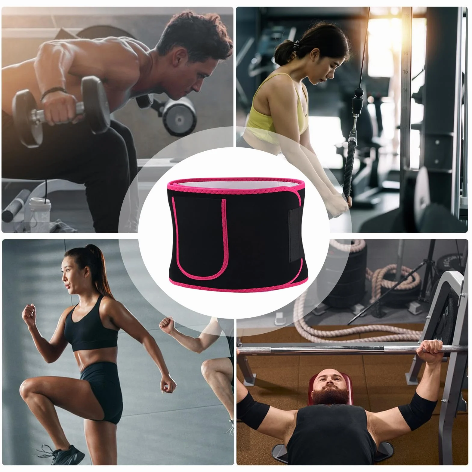Pas wyszczuplający brzuch do utraty wagi, opaska na brzuch | Oddychający neoprenowy pas wyszczuplający męski odchudzający codzienne noszenie fitness taniec