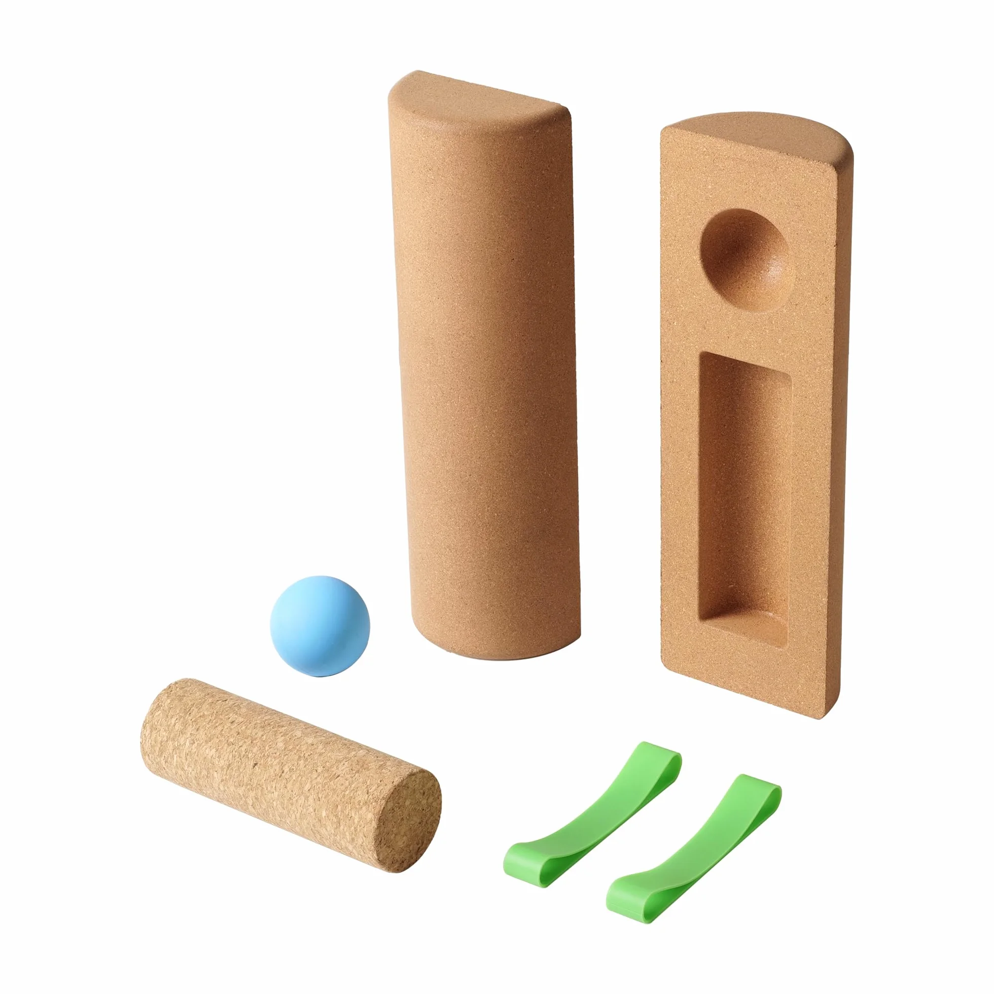 Premium Cork Balance Board 4 w 1 zestaw do treningu balansu antypoślizgowa