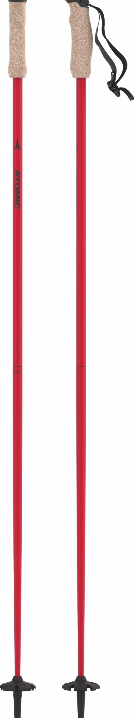 ATOMIC Unisex Adult AMT Alpine Poles, Red, 135
