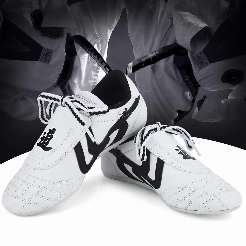 Keenso Taekwondo, oddychające buty do sztuk walki z PU i gumy, lekkie, do taekwondo, boksu, kung fu i TaiChi