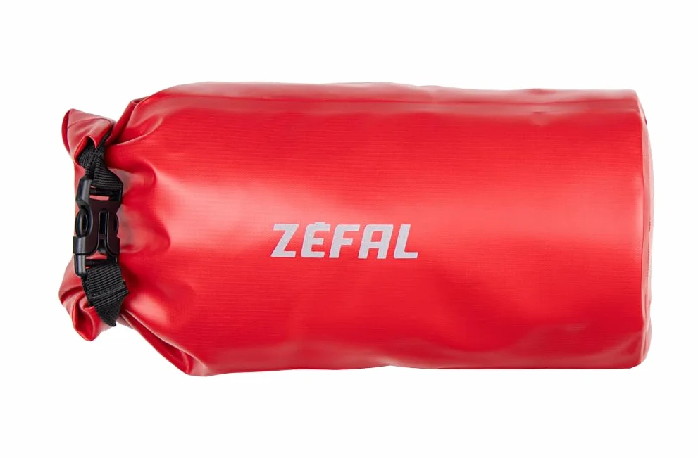 ZEFAL Z Adventure F5 - Torba na kierownicę rowerową 5 L - wodoodporna i uniwersalna torba na kierownicę do roweru górskiego, szosowego i żwirowego, czerwono-czarna, pojemność 5 l, 320 g