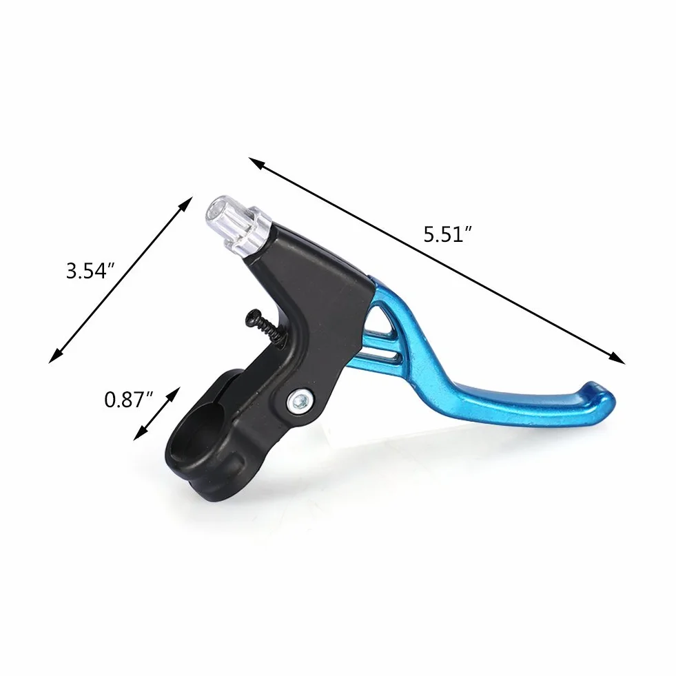 Yosoo Health Gear dźwignie hamulcowe do roweru, aluminiowe, uniwersalne 2,2 cm (niebieski)