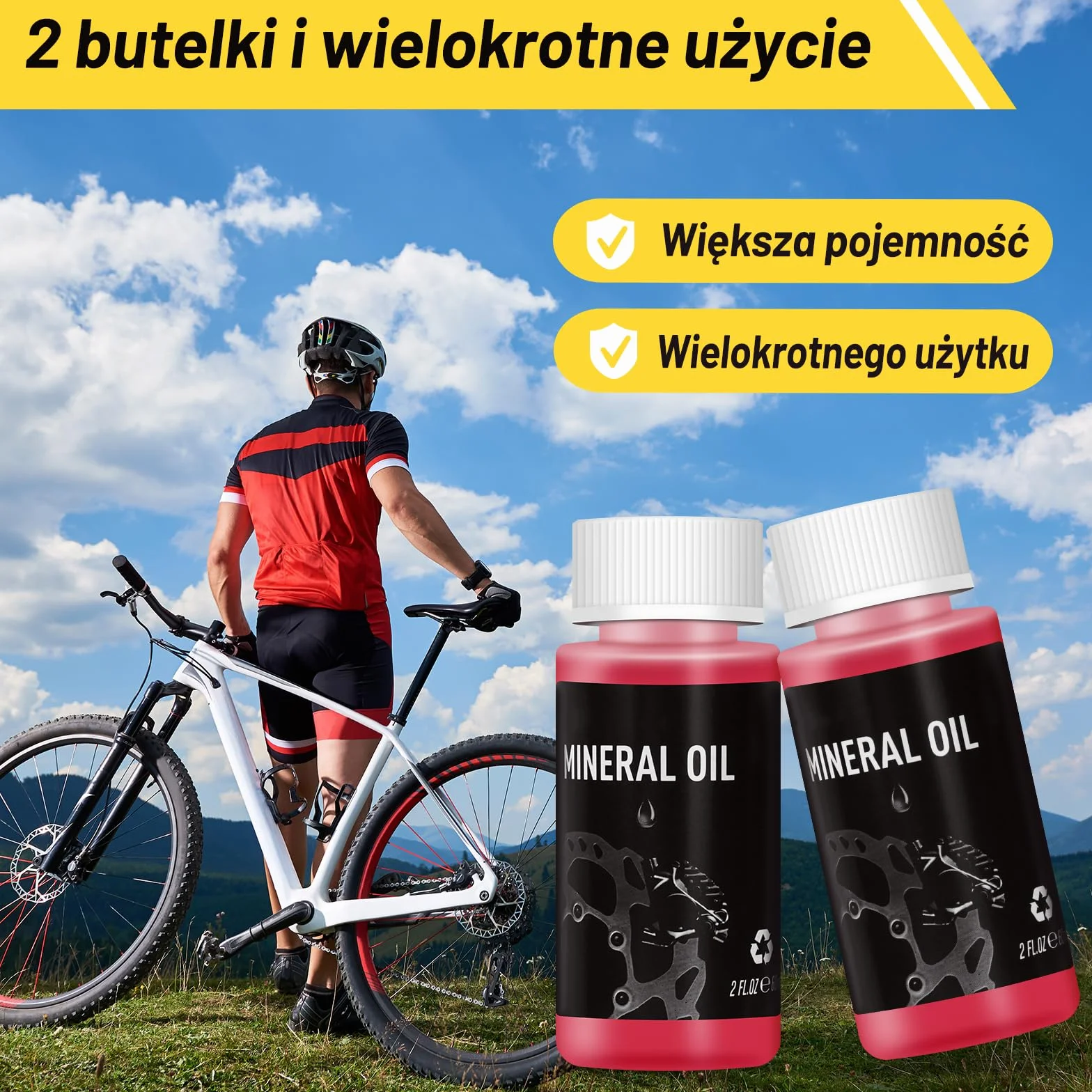 Zestaw do odpowietrzania hamulców SHIMANO TEKTRO MAGURA hydrauliczne tarczowe 120 ML Mineralny Płyn Hamulcowy Przezroczysty Lejek