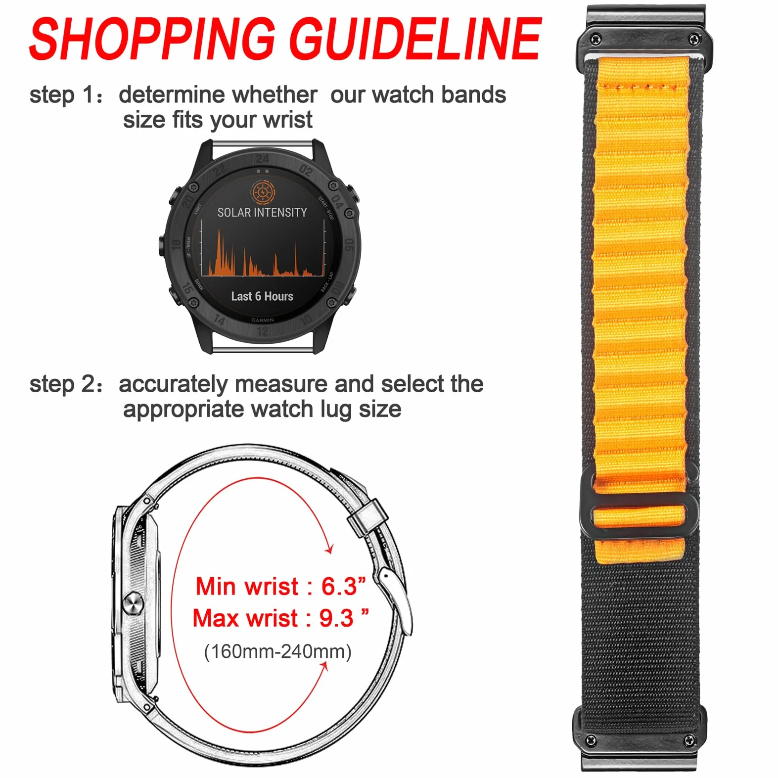 Kompatybilny z Garmin, wytrzymały, tkany, nylonowy pasek sportowy z paskiem do zegarka G-hook dla fēnix/Forerunner/Vivoactive/Approach/MARQ/quatix/D2 Series, wytrzymały pasek zastępczy dla mężczyzn