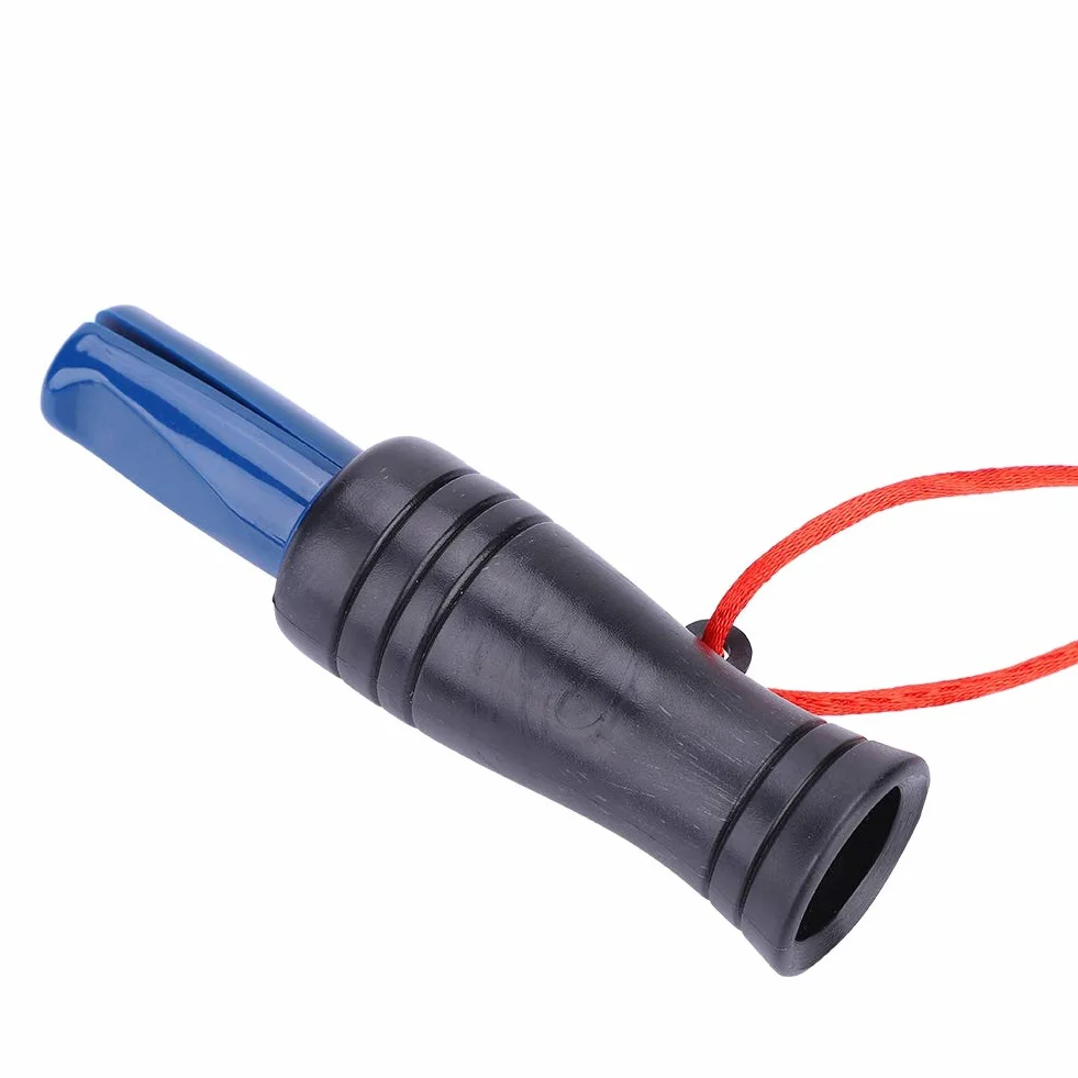 Tefola Gwizdek na Kaczki, trwałe PVC Duck Call, akcesorium myśliwskie z liną
