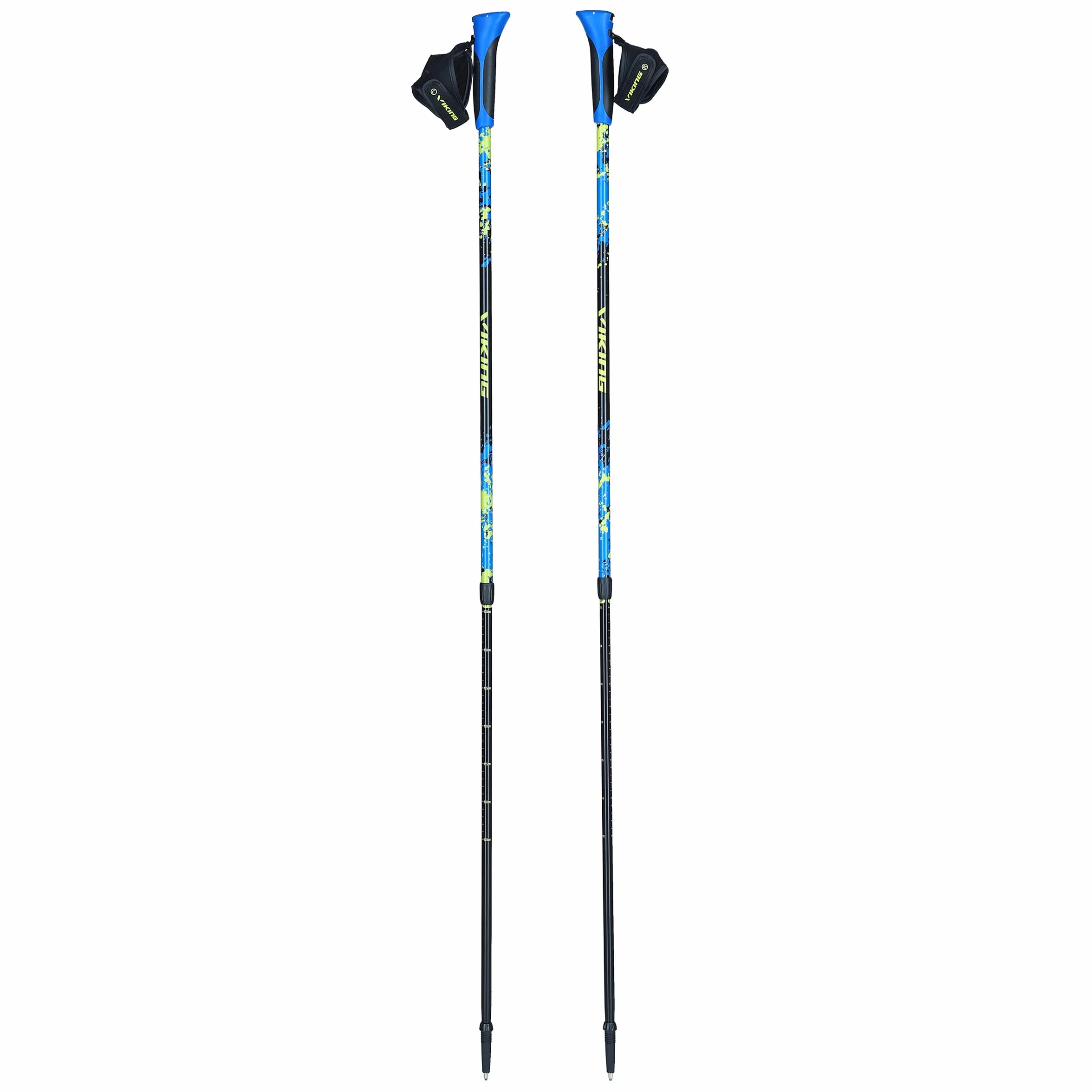 Viking Ruten Pro kijki do Nordic Walking (650/22/5190/15/UNI) Trekking, system antywstrząsowy, rękawica z systemem Clip-On, amortyzacja, Aulminium, ultralekkie, uniwersalne