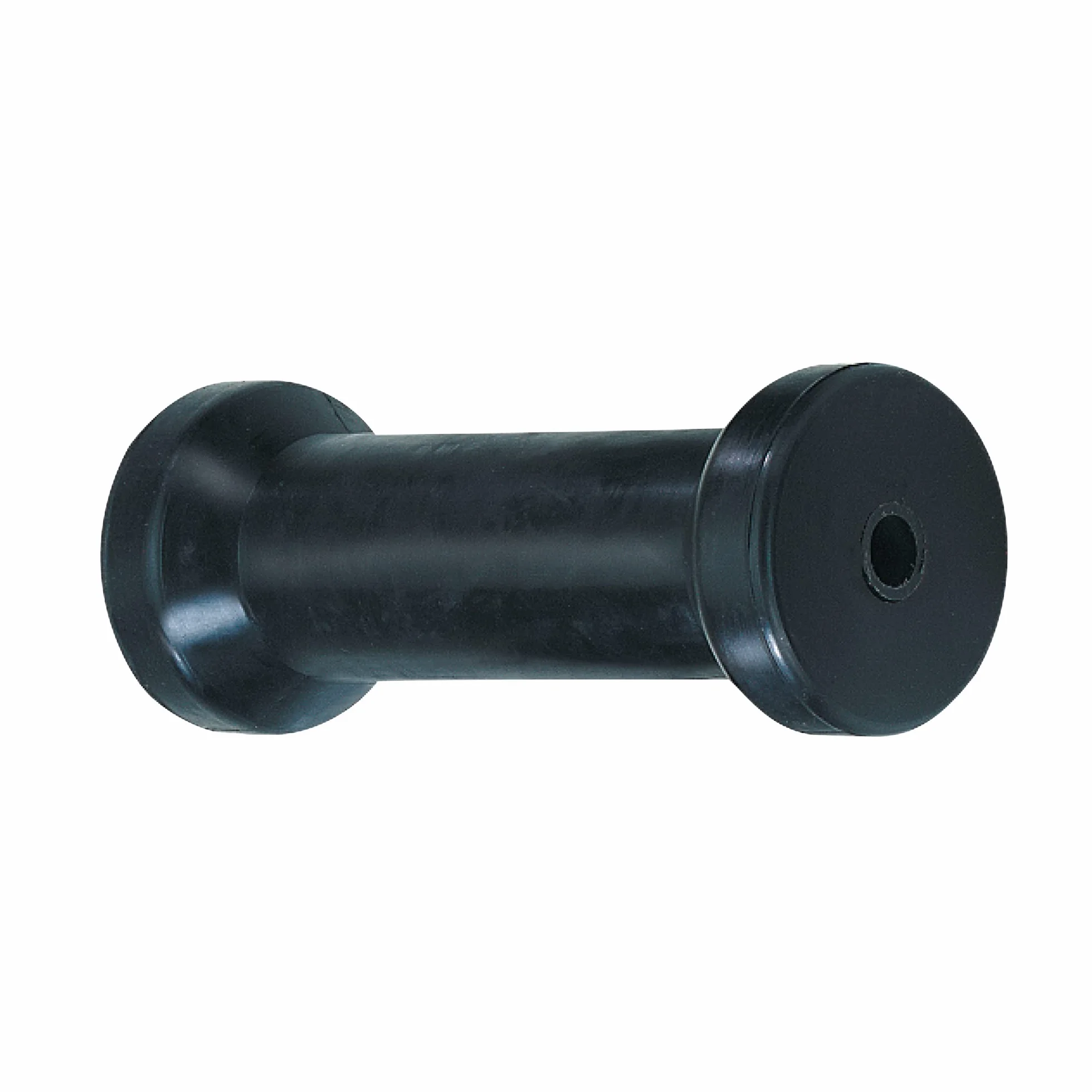 Sprenger rolka kilowa z czarnej gumy | długość 125 mm do mocowania 130 mm | amortyzuje uderzenia i jest trwała