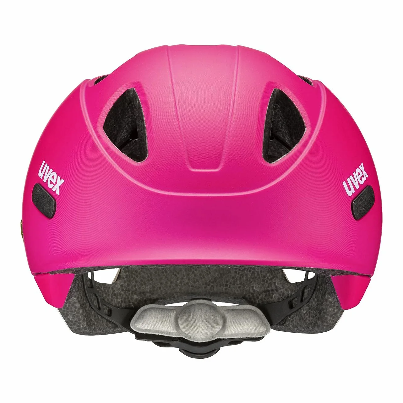 uvex oyo - lekki kask rowerowy dla dzieci - indywidualna regulacja wielkości - możliwość zainstalowania światła LED - berry - purple matt - 45-50 cm