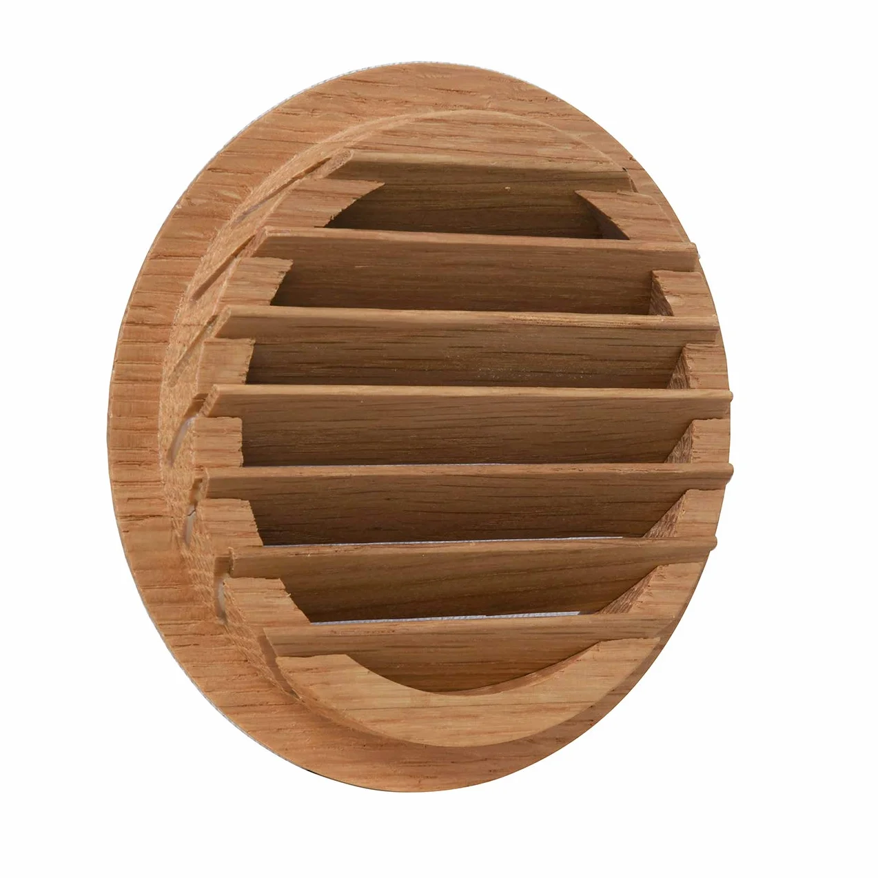 La Ventilazione LGRS100QL Kratka wentylacyjna okrągła dąb lakierowana Ø 110 mm