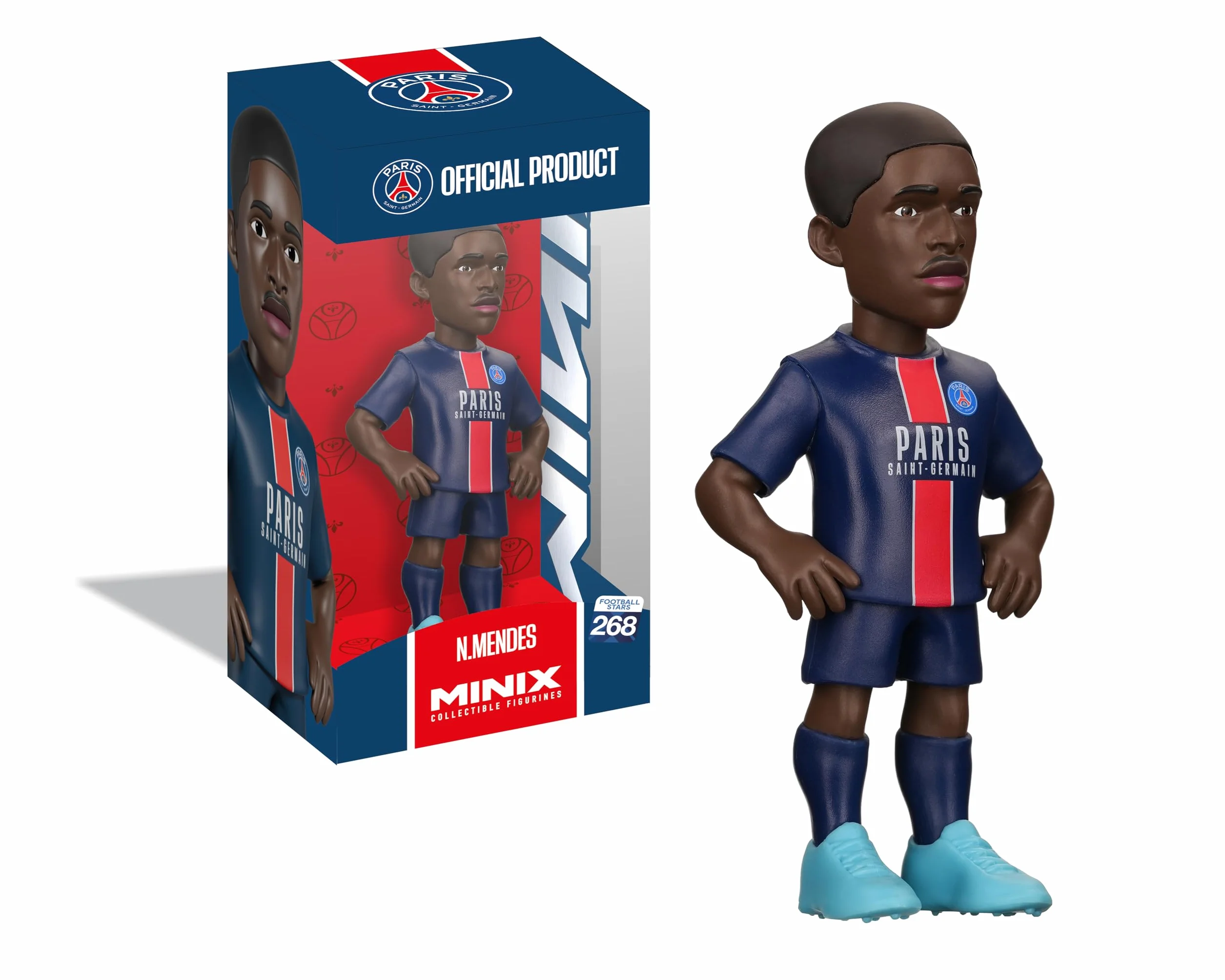 MINIX Football Stars #274 PSG Mendes Figurka kolekcjonerska 12 cm