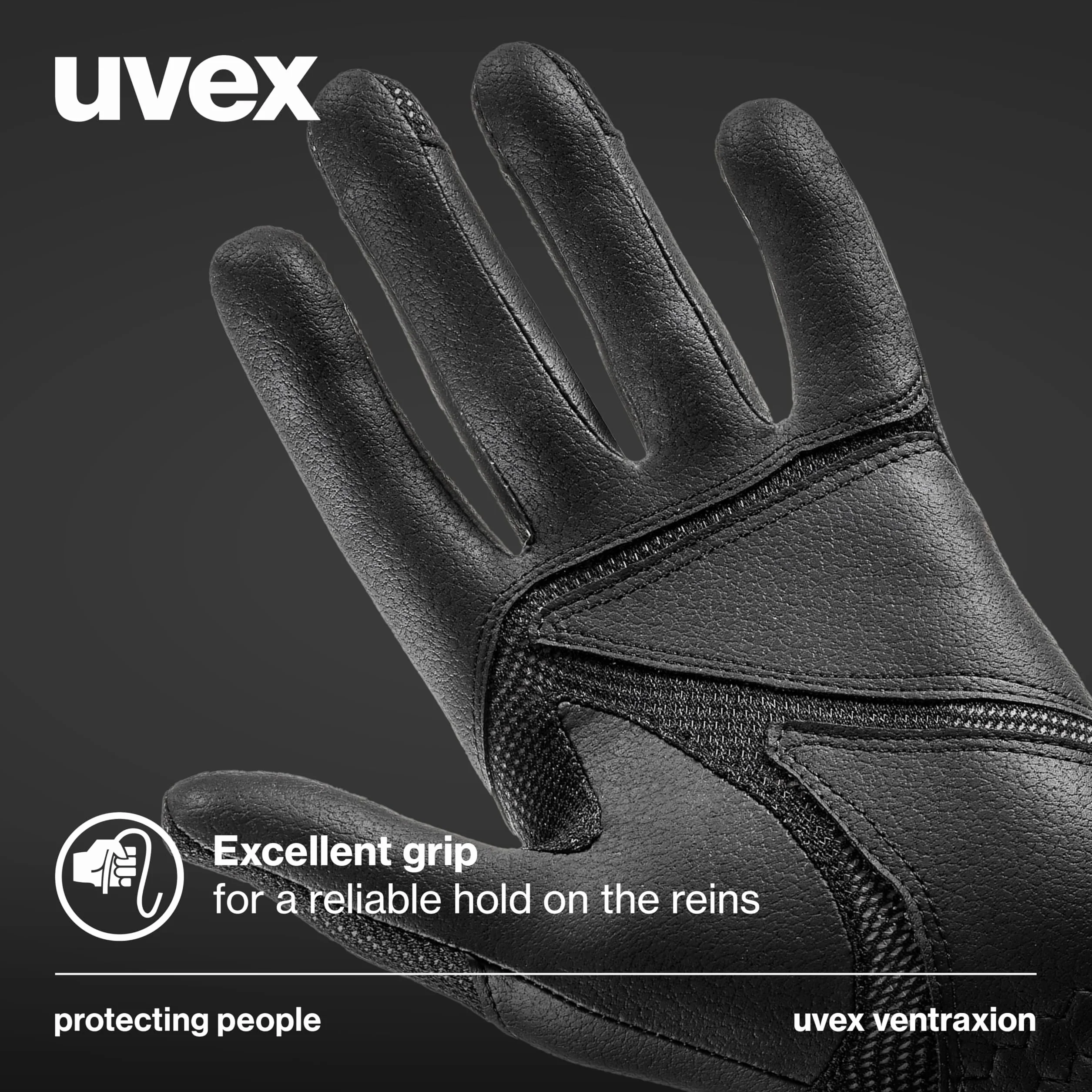 Uvex Unisex – rękawice jeździeckie Ventraxion dla dorosłych