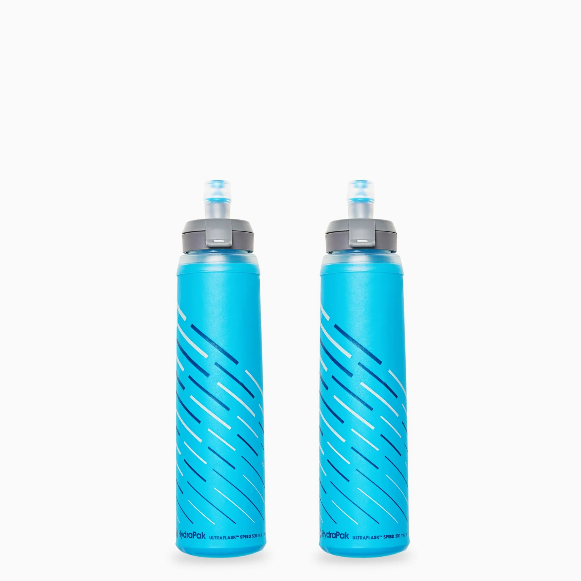 HydraPak UltraFlask Speed 500 ml składana miękka butelka na wodę do kamizelek nawadniających i opakowań do biegania z łatwym otwieraniem zakrętką (500 ml)