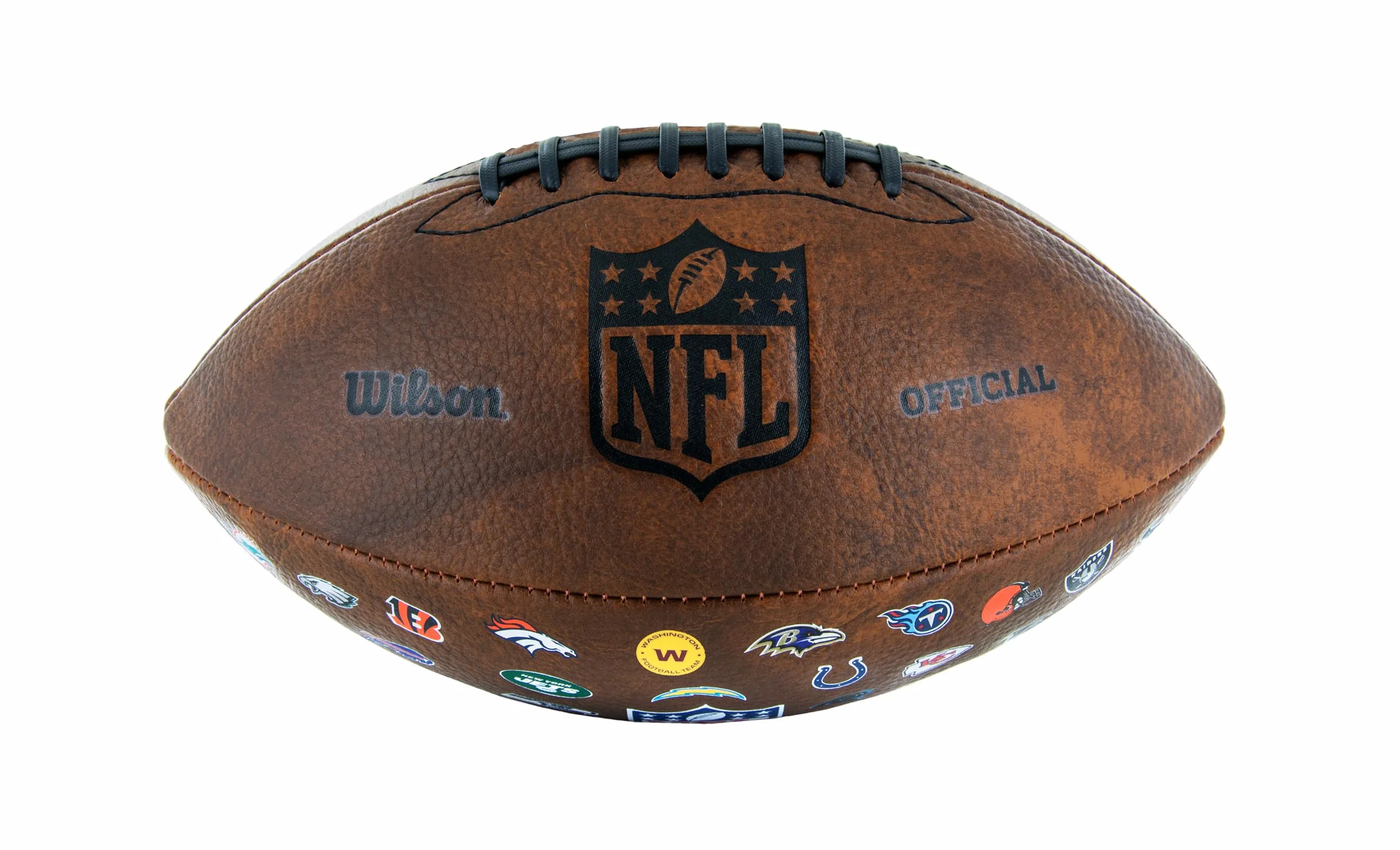 WILSON Logo drużyny futbolu amerykańskiego NFL Junior Throwback 32