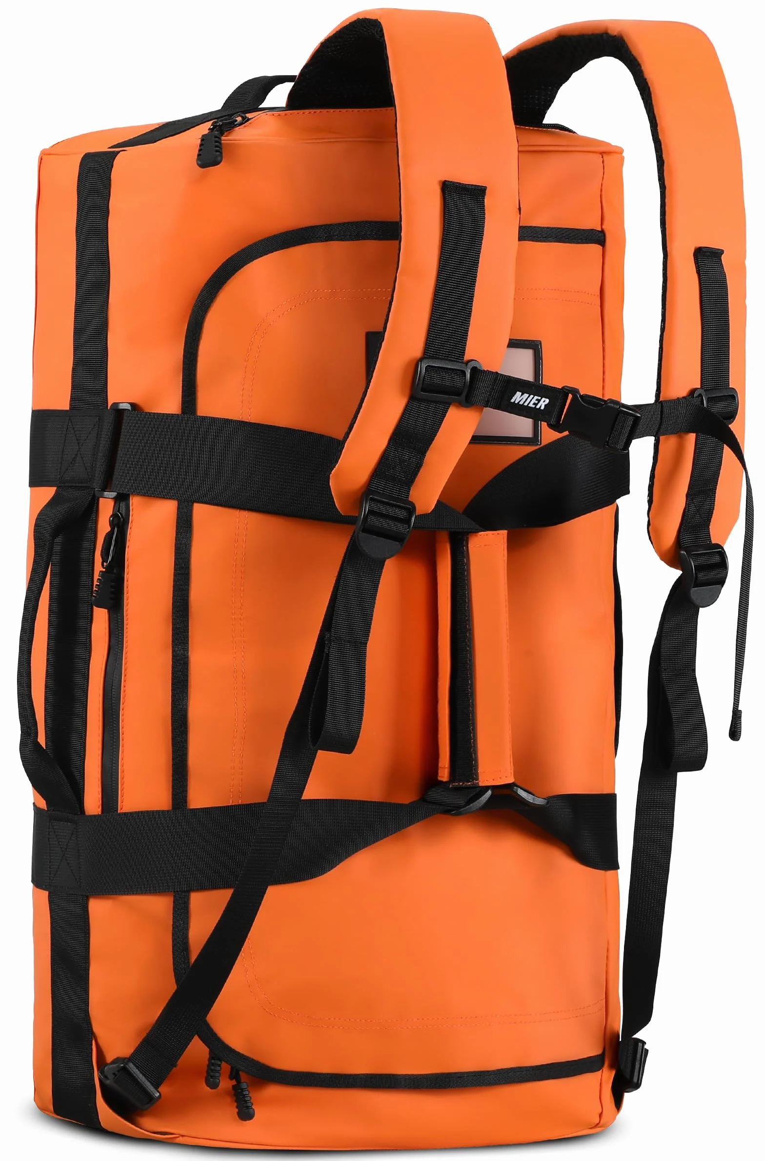 MIER torba sportowa dla mężczyzn, wodoszczelna, duża, wytrzymała, torba podróżna, przeznaczona na siłownię, sport, podróże, torba Duffle, 40L/60L/90L, z plecakiem, paskami i kieszenią na buty